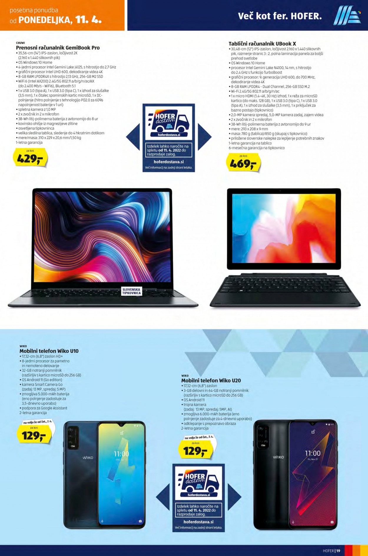 Hofer katalog - 8.4.2022 - 16.4.2022. Stran 19