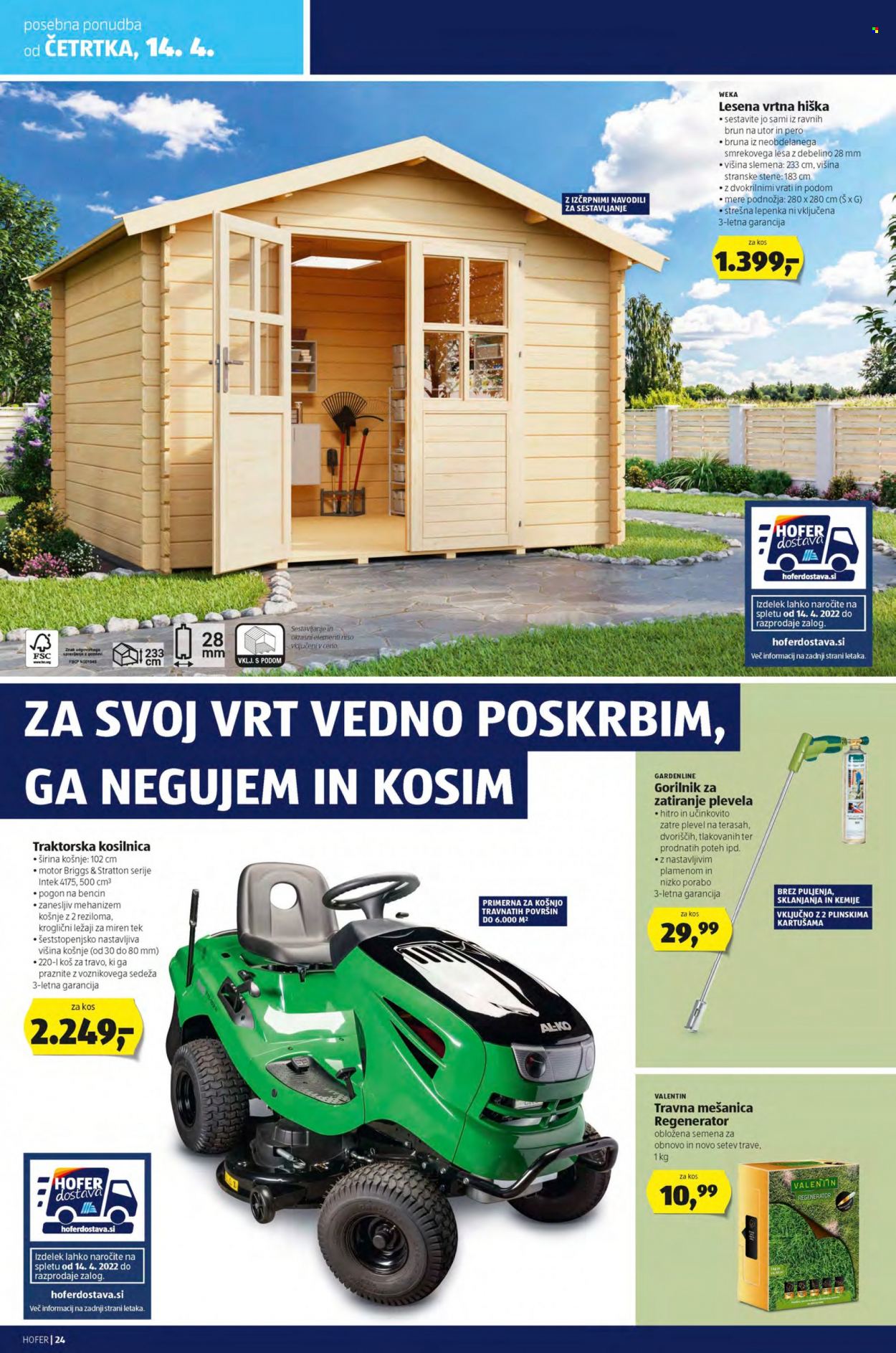 Hofer katalog - 8.4.2022 - 16.4.2022. Stran 24
