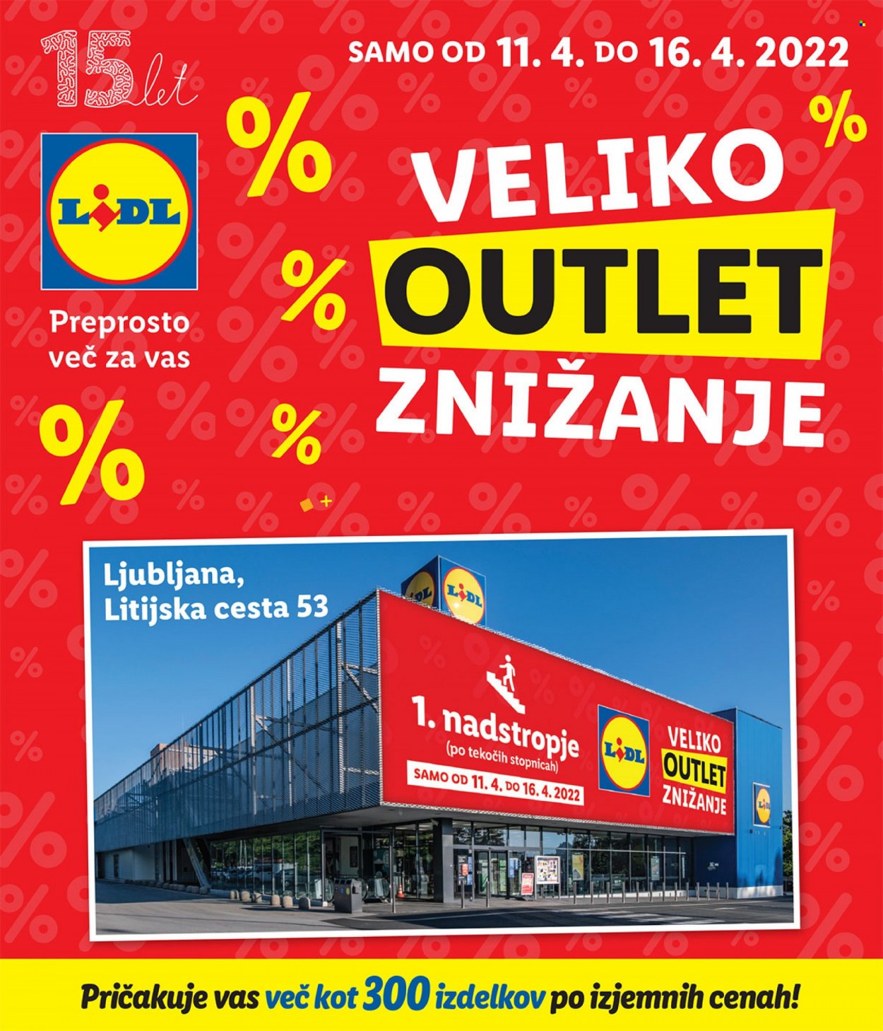 Lidl katalog - 11.4.2022 - 16.4.2022. Stran 1
