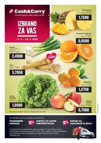 Mercator Cash & Carry katalog - 11.04.2022 - 16.04.2022.