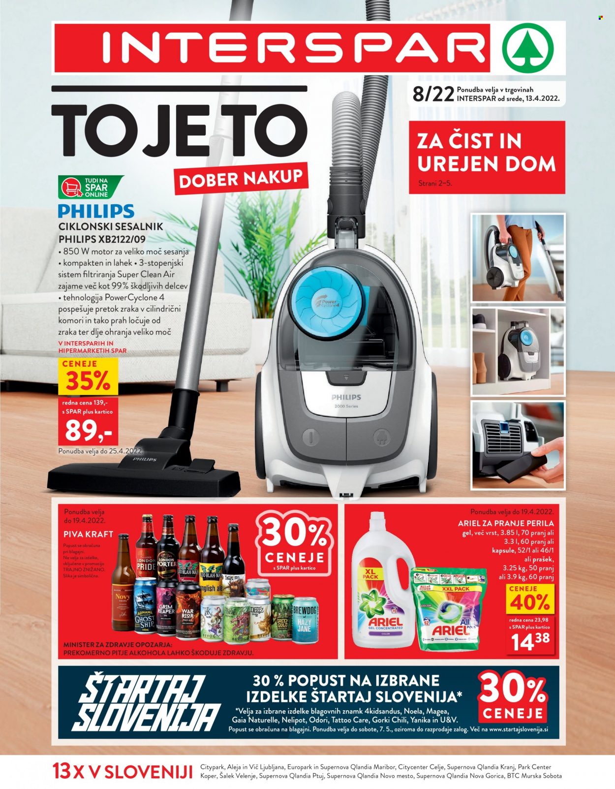 INTERSPAR katalog - 13.4.2022 - 25.4.2022. Stran 1