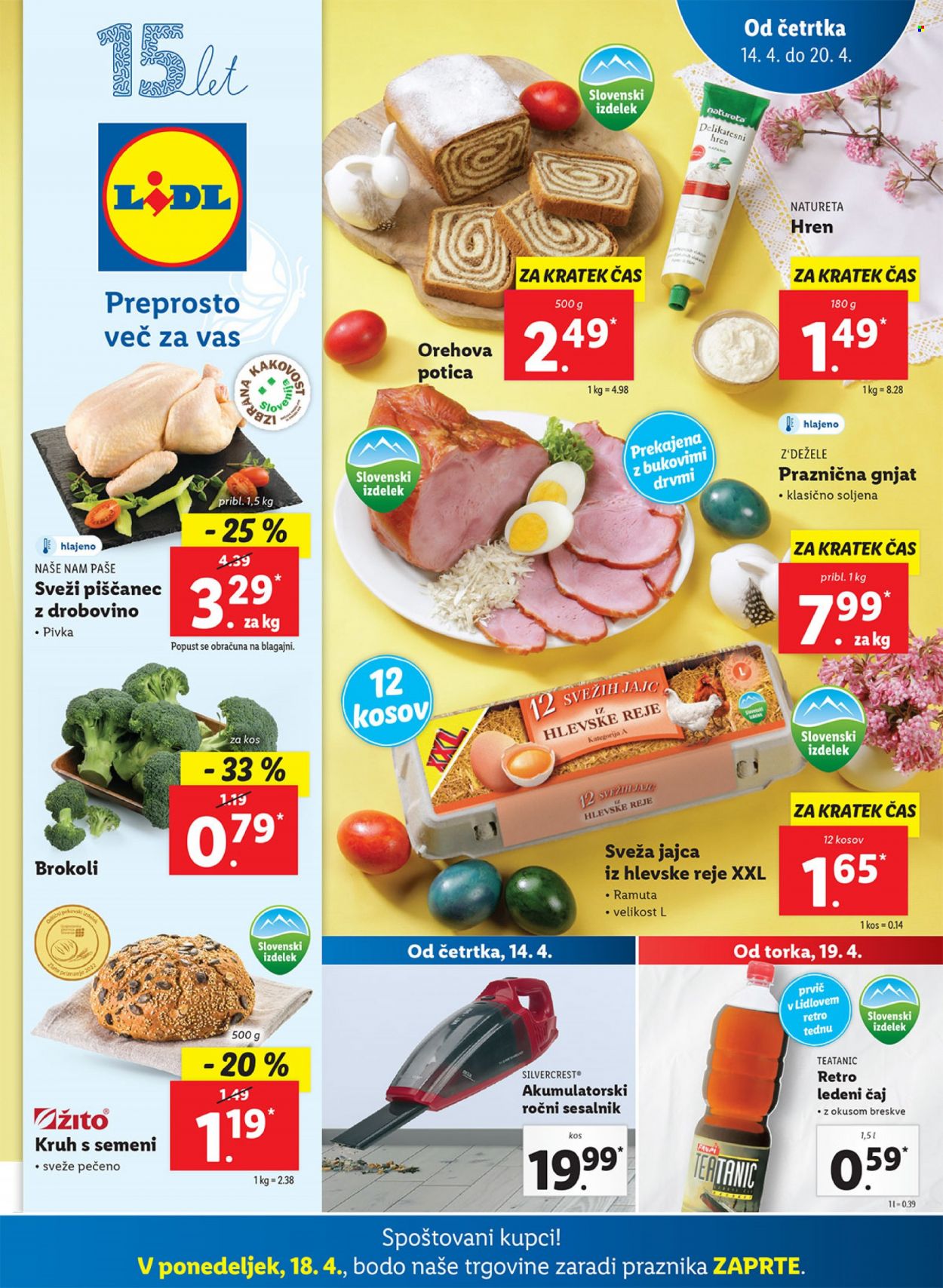 Lidl katalog - 14.4.2022 - 24.4.2022. Stran 1