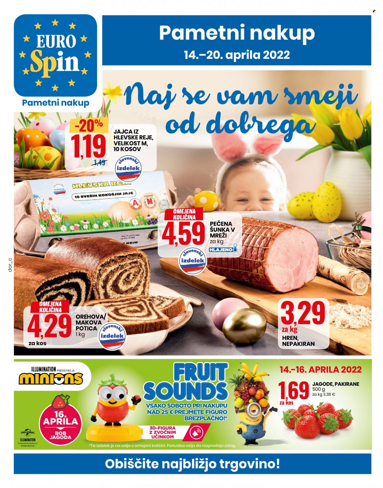 EuroSpin katalog - 14.4.2022 - 20.4.2022. Stran 1