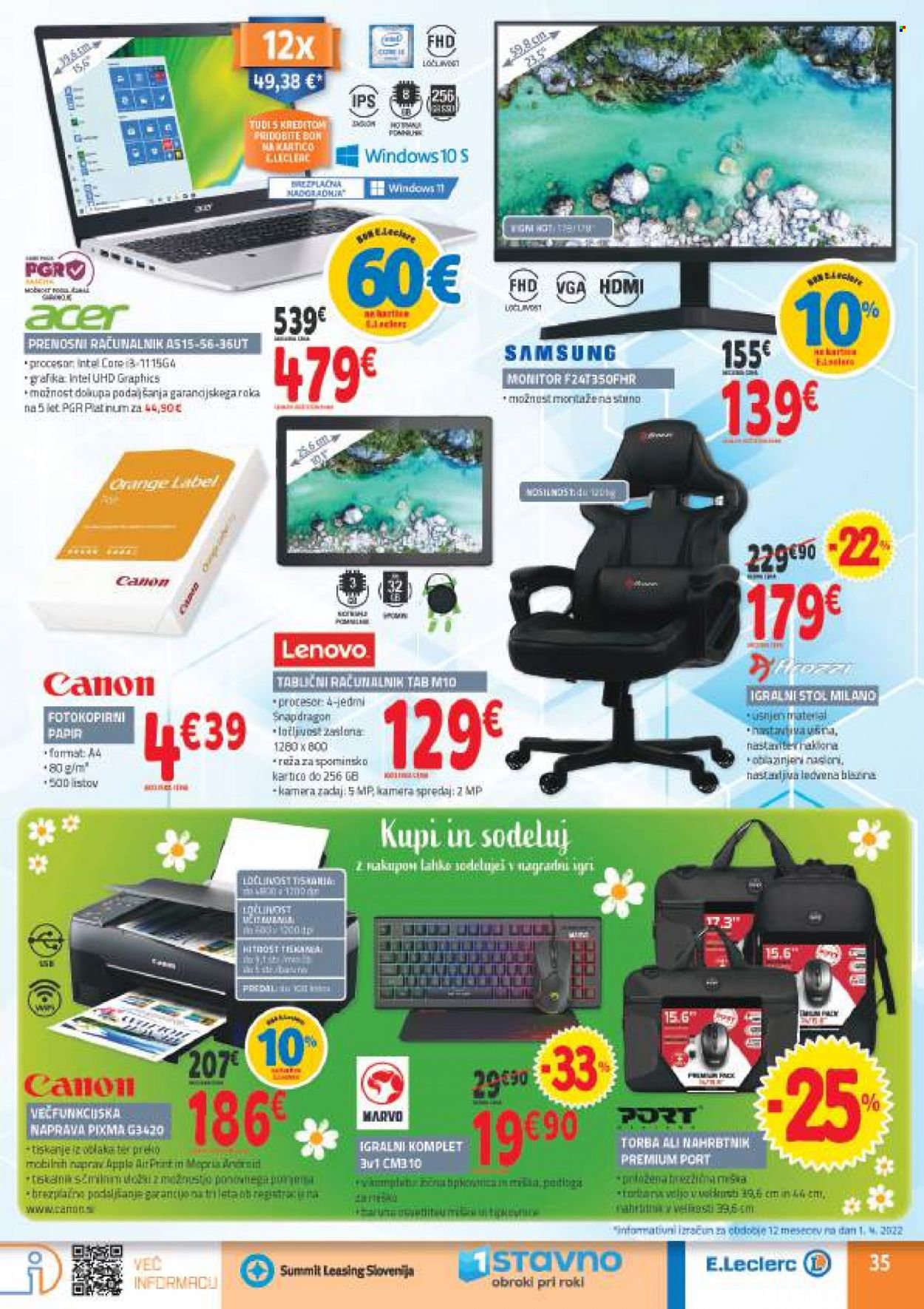 E.Leclerc katalog - 13.4.2022 - 23.4.2022. Stran 35