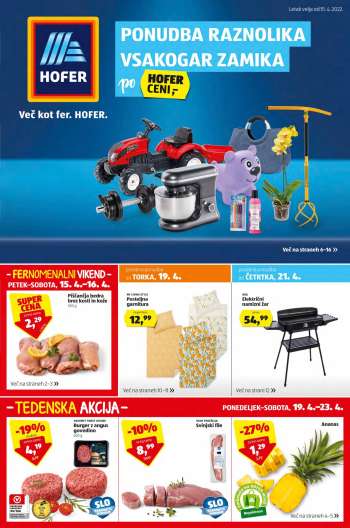 Hofer katalog - 15.04.2022 - 23.04.2022.