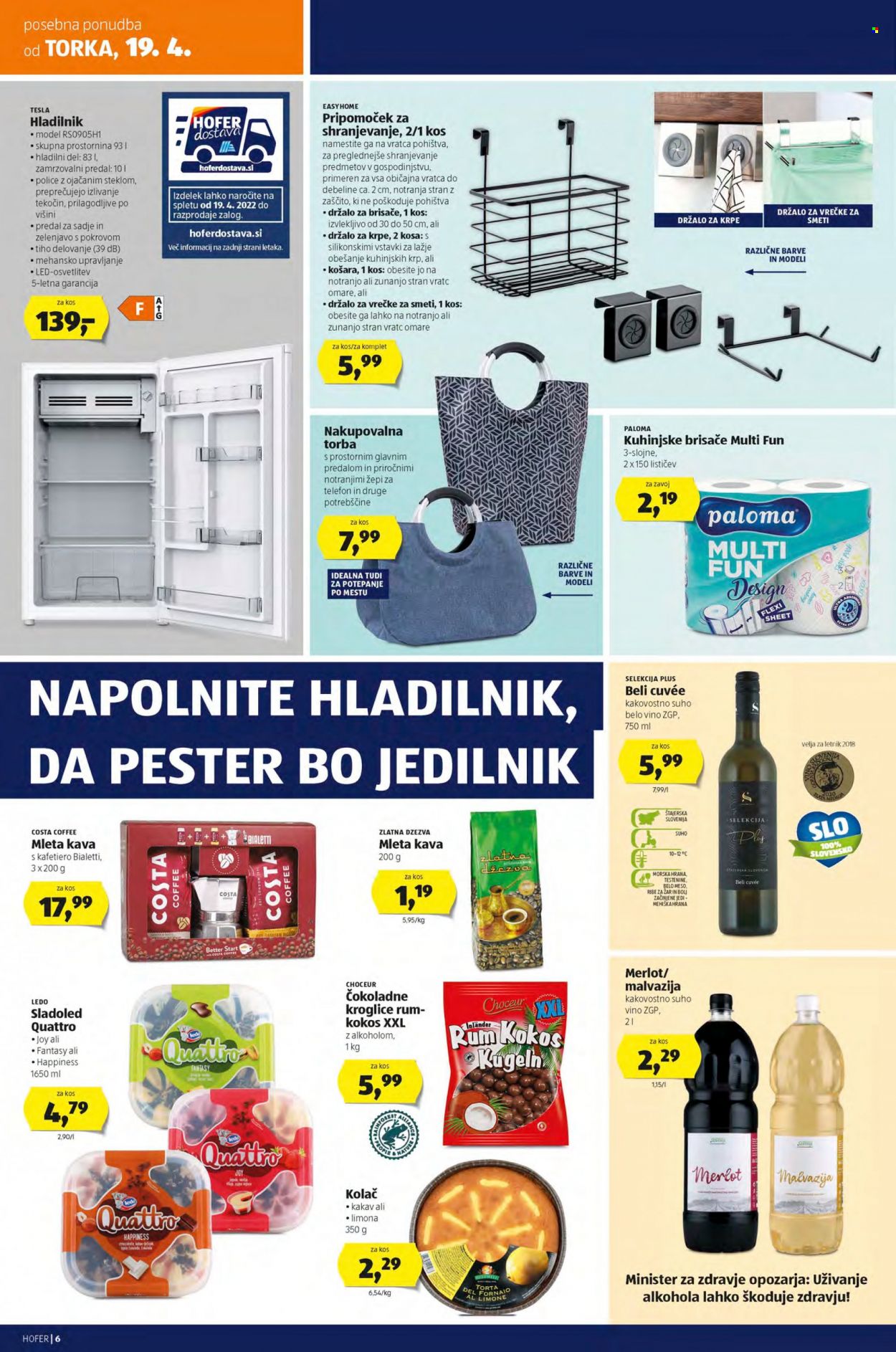 Hofer katalog - 15.4.2022 - 23.4.2022. Stran 6