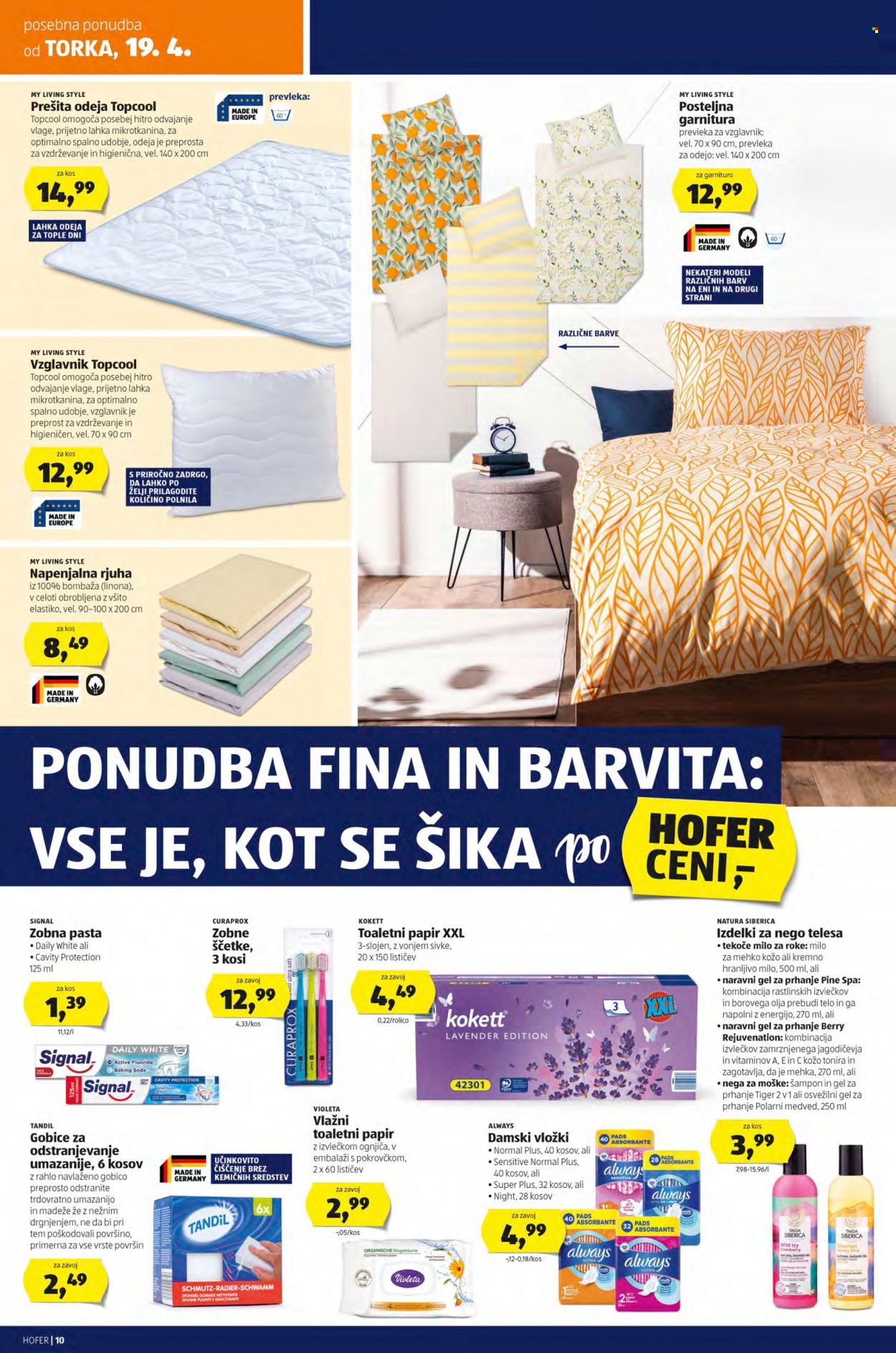 Hofer katalog - 15.4.2022 - 23.4.2022. Stran 10