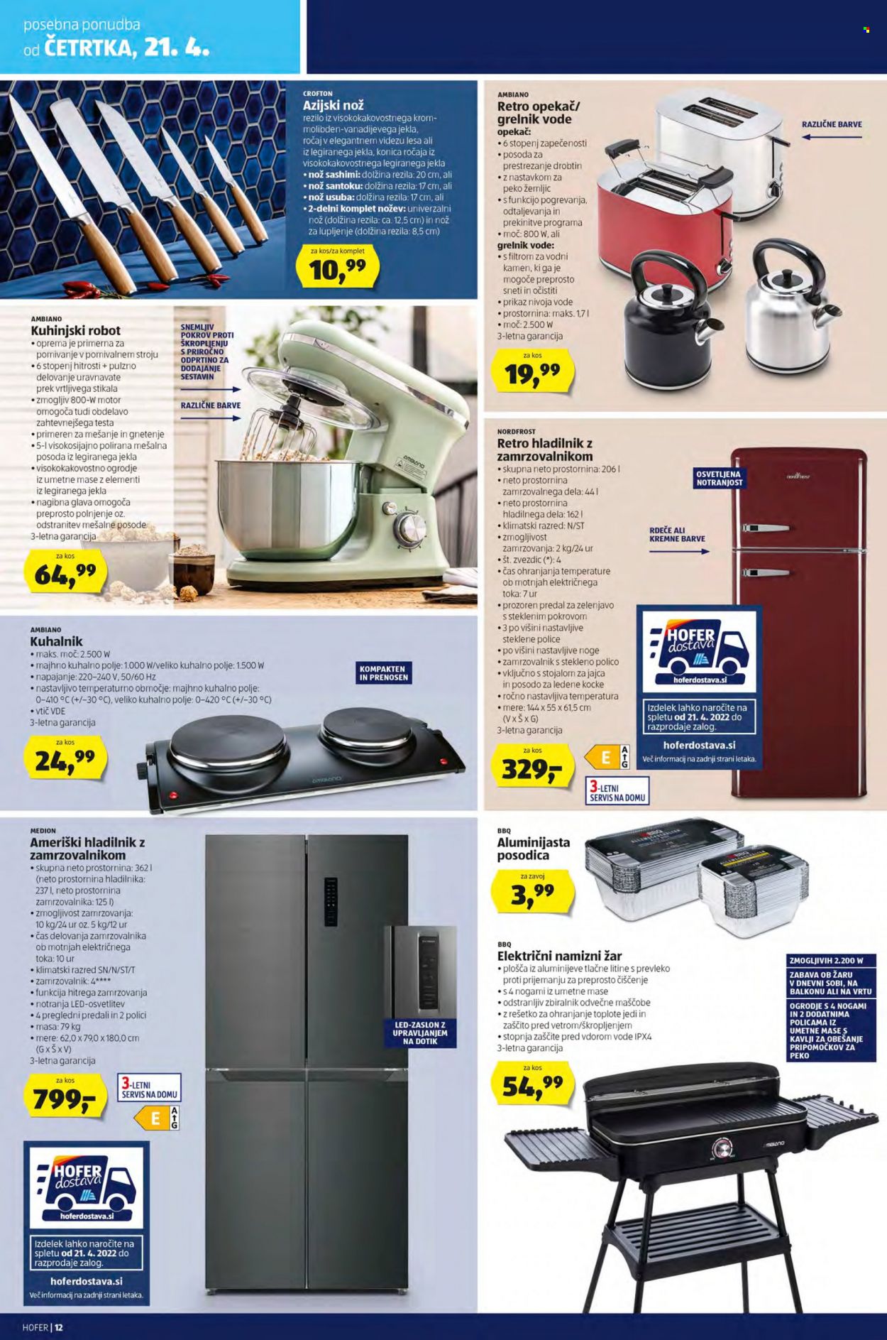 Hofer katalog - 15.4.2022 - 23.4.2022. Stran 12