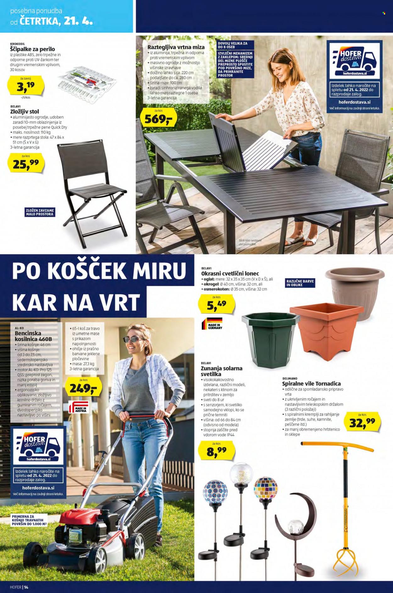 Hofer katalog - 15.4.2022 - 23.4.2022. Stran 14