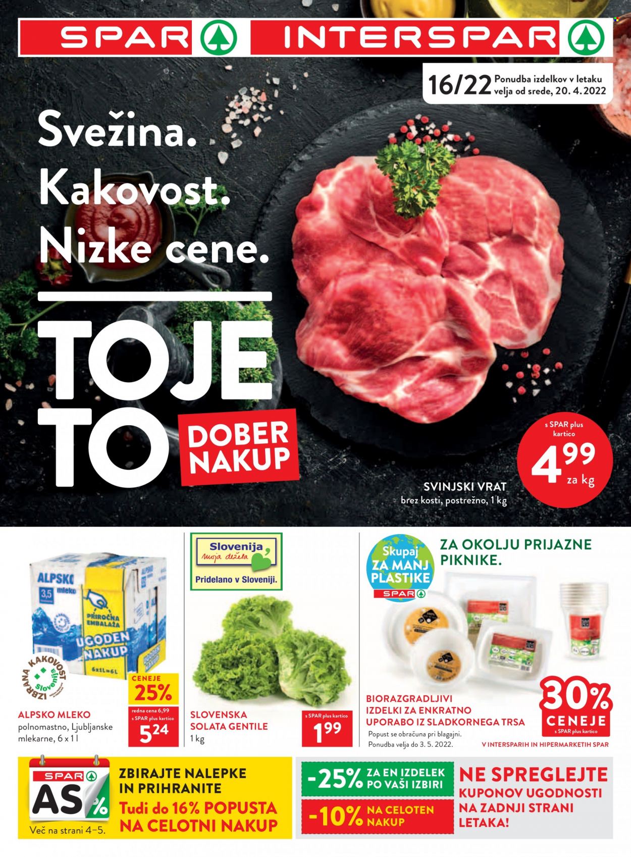 SPAR katalog - 20.4.2022 - 3.5.2022. Stran 1