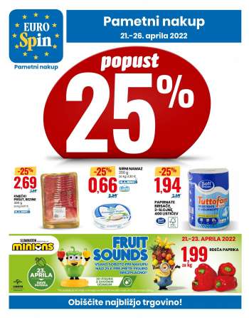 EuroSpin katalog - 21.04.2022 - 26.04.2022.