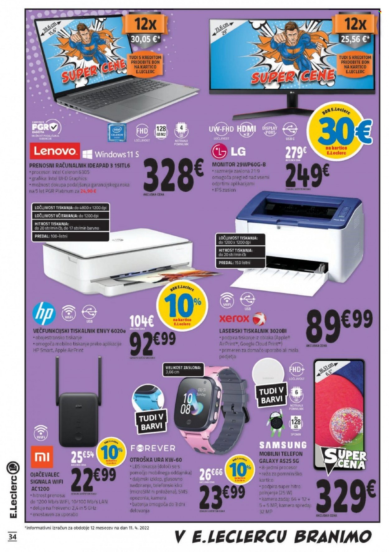 E.Leclerc katalog - 20.4.2022 - 30.4.2022. Stran 34