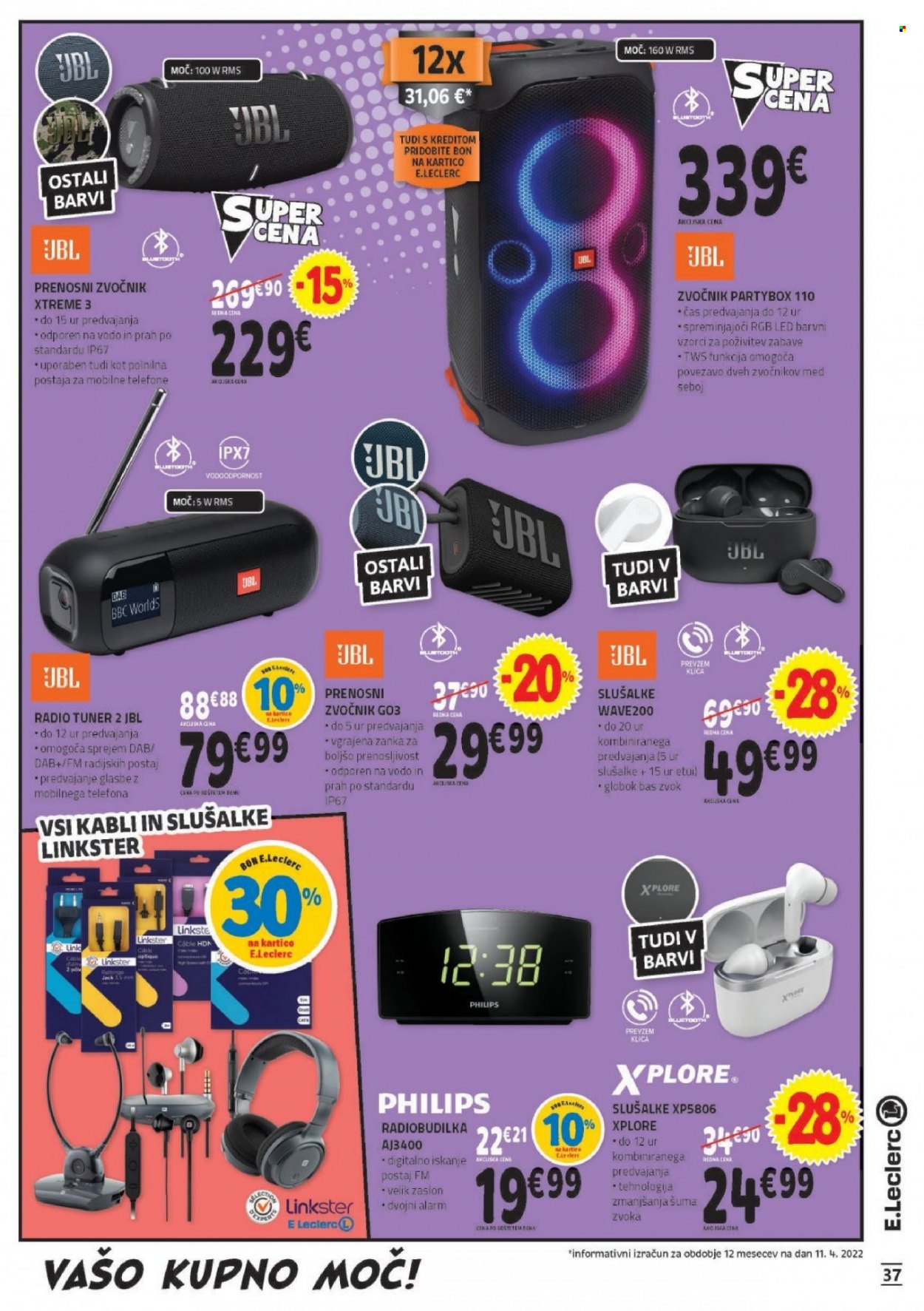 E.Leclerc katalog - 20.4.2022 - 30.4.2022. Stran 37