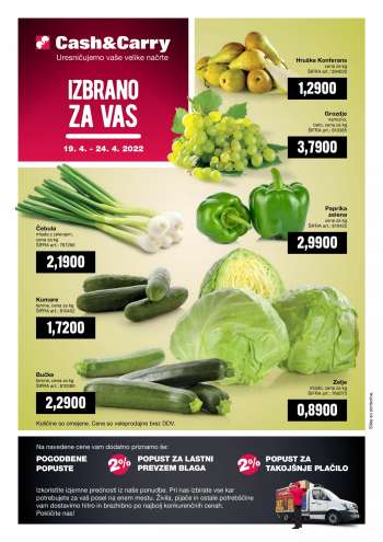 Mercator Cash & Carry katalog - 19.04.2022 - 24.04.2022.