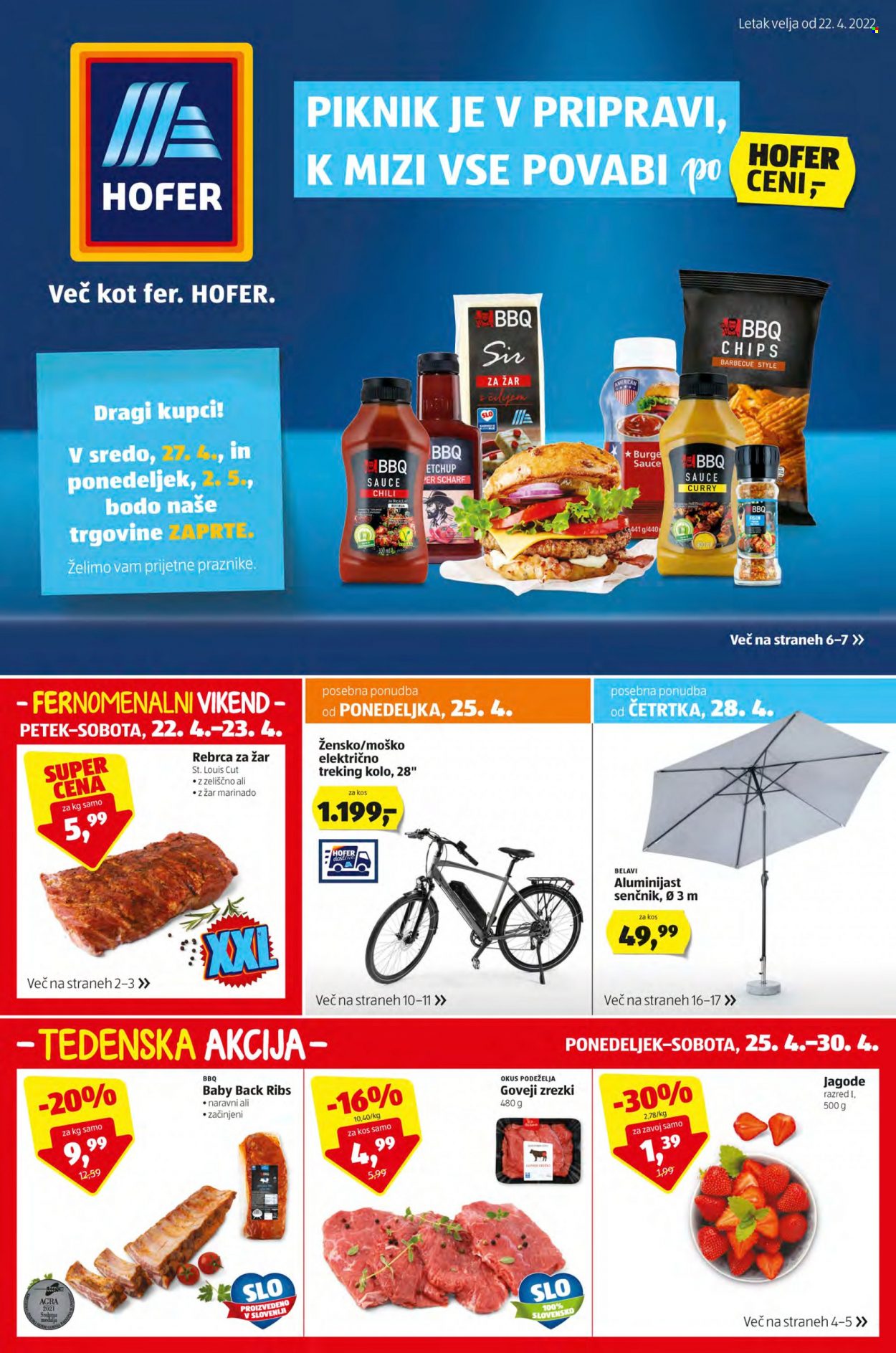 Hofer katalog - 22.4.2022 - 30.4.2022. Stran 1