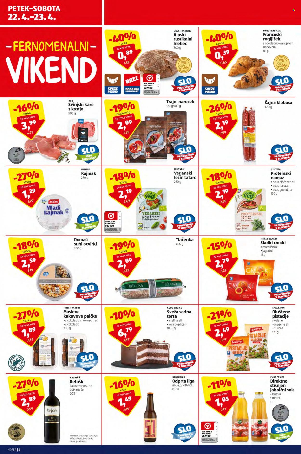 Hofer katalog - 22.4.2022 - 30.4.2022. Stran 2