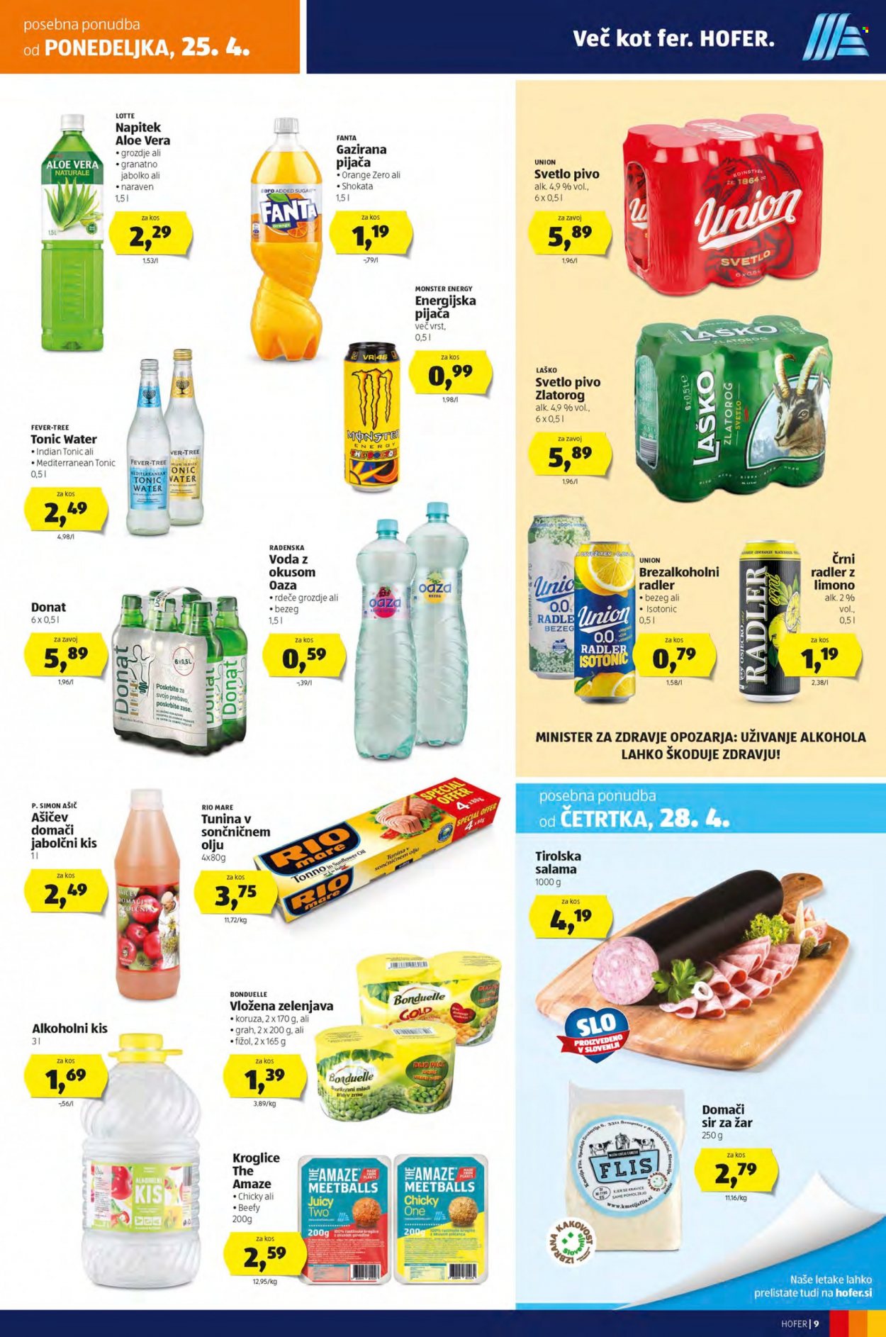 Hofer katalog - 22.4.2022 - 30.4.2022. Stran 9