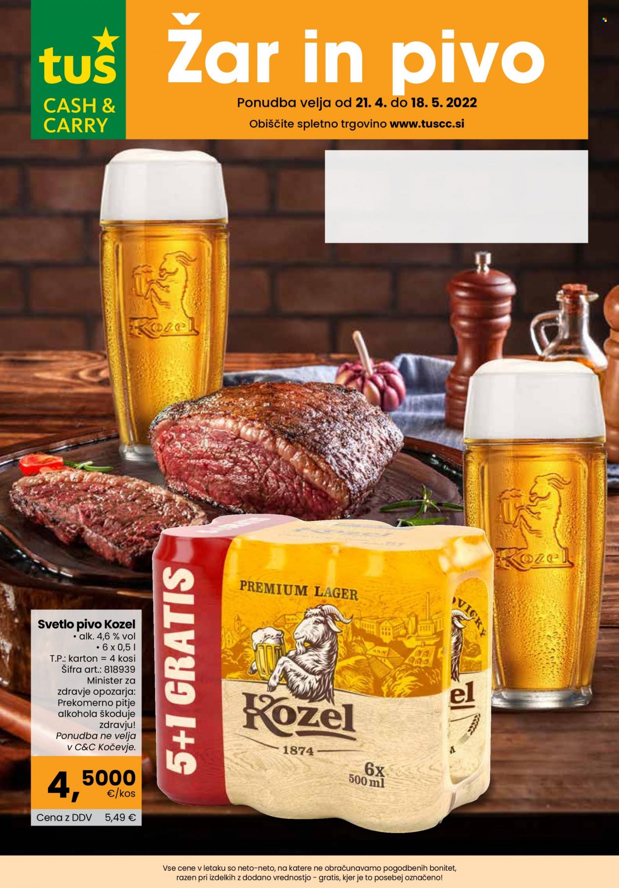 Tuš katalog - 21.4.2022 - 18.5.2022. Stran 1