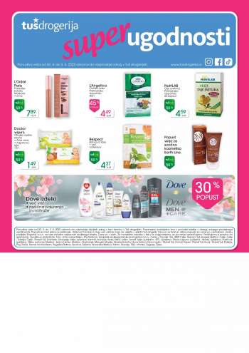 Tuš Drogeria katalog - 20.04.2022 - 03.05.2022.