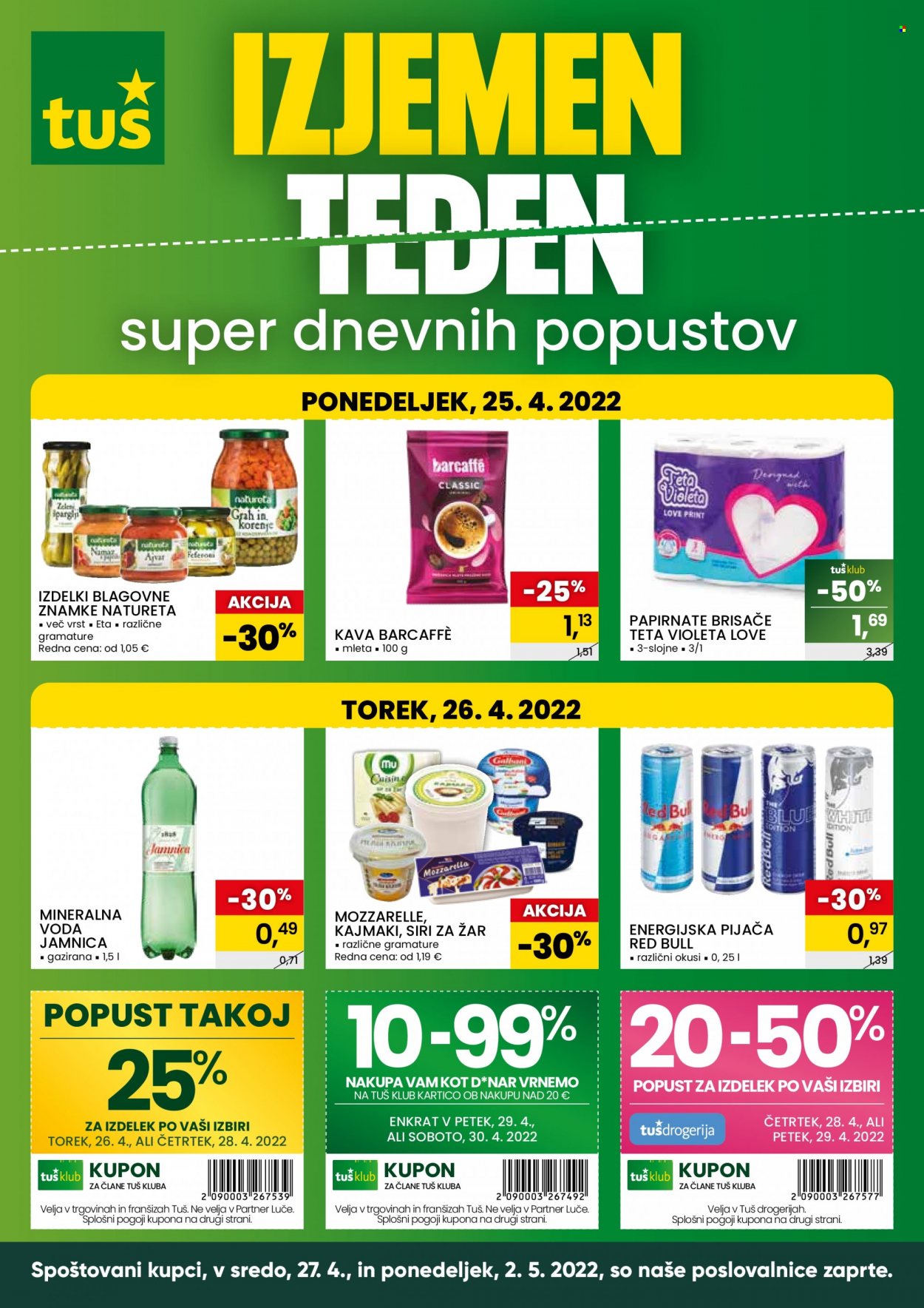Tuš katalog - 25.4.2022 - 30.4.2022. Stran 1