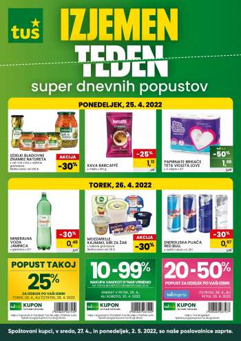 Tuš katalog - 25.04.2022 - 30.04.2022.
