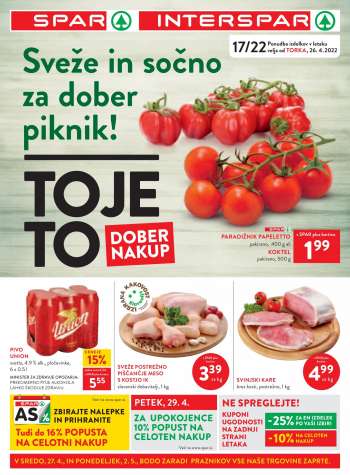 SPAR katalog - 26.04.2022 - 03.05.2022.