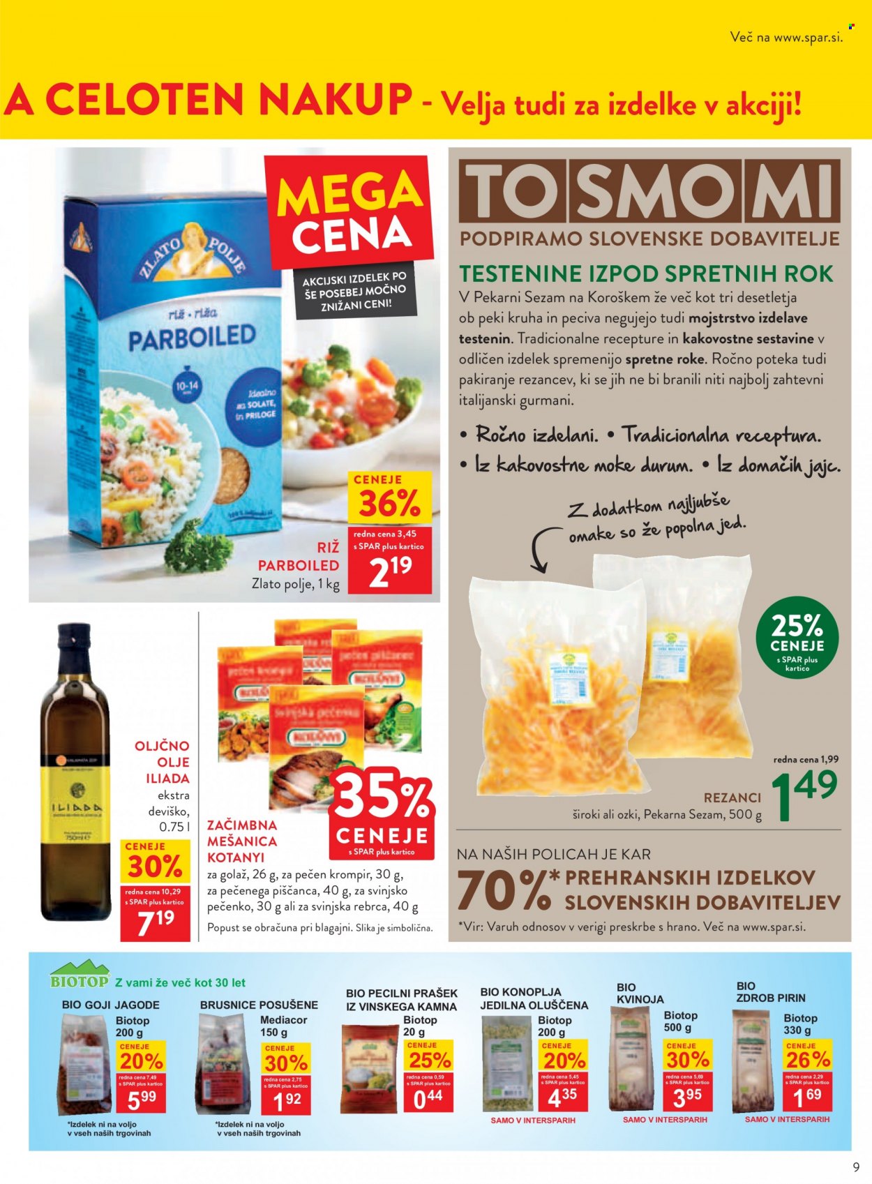 SPAR katalog - 26.4.2022 - 3.5.2022. Stran 9