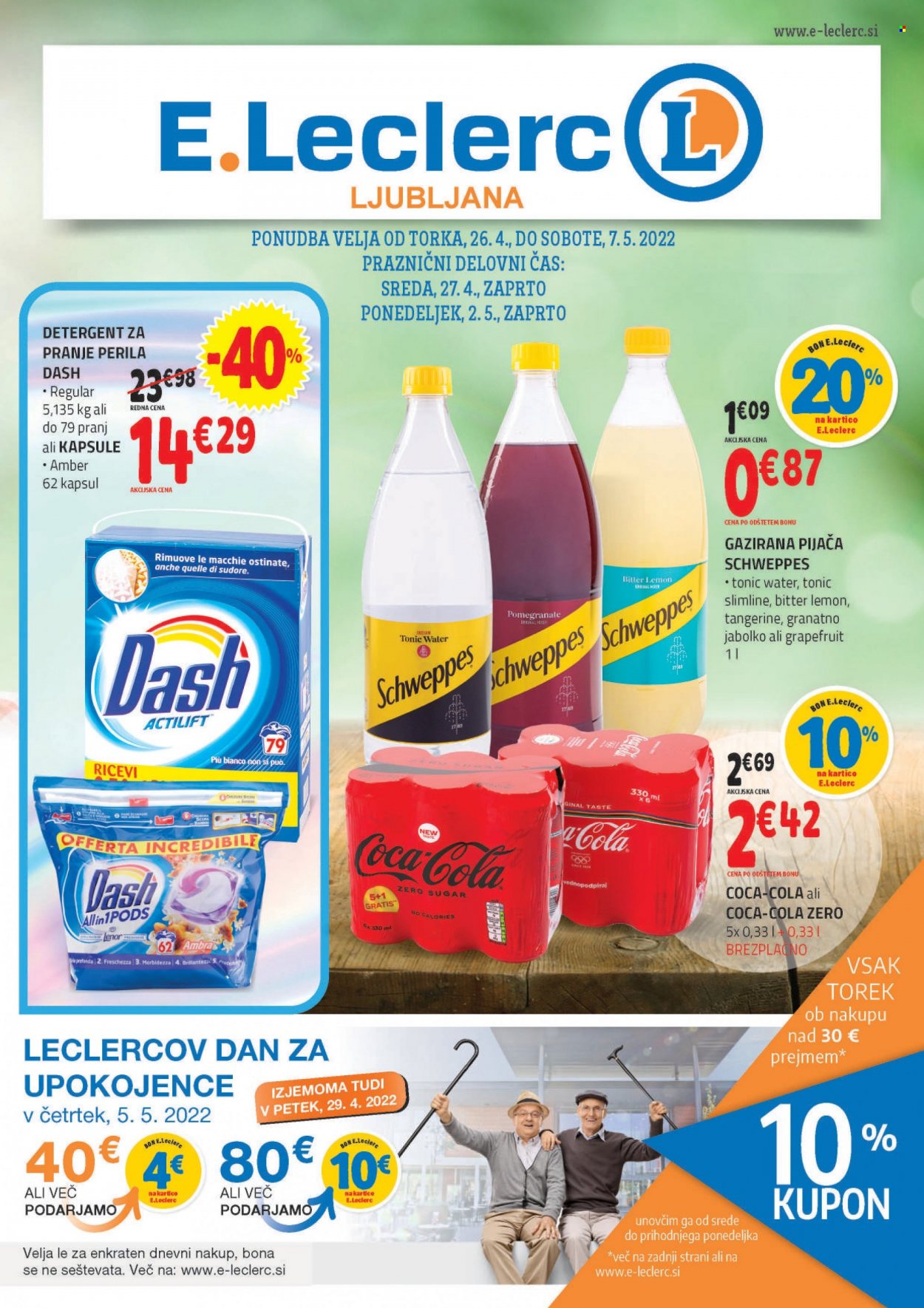 E.Leclerc katalog - 26.4.2022 - 7.5.2022. Stran 1