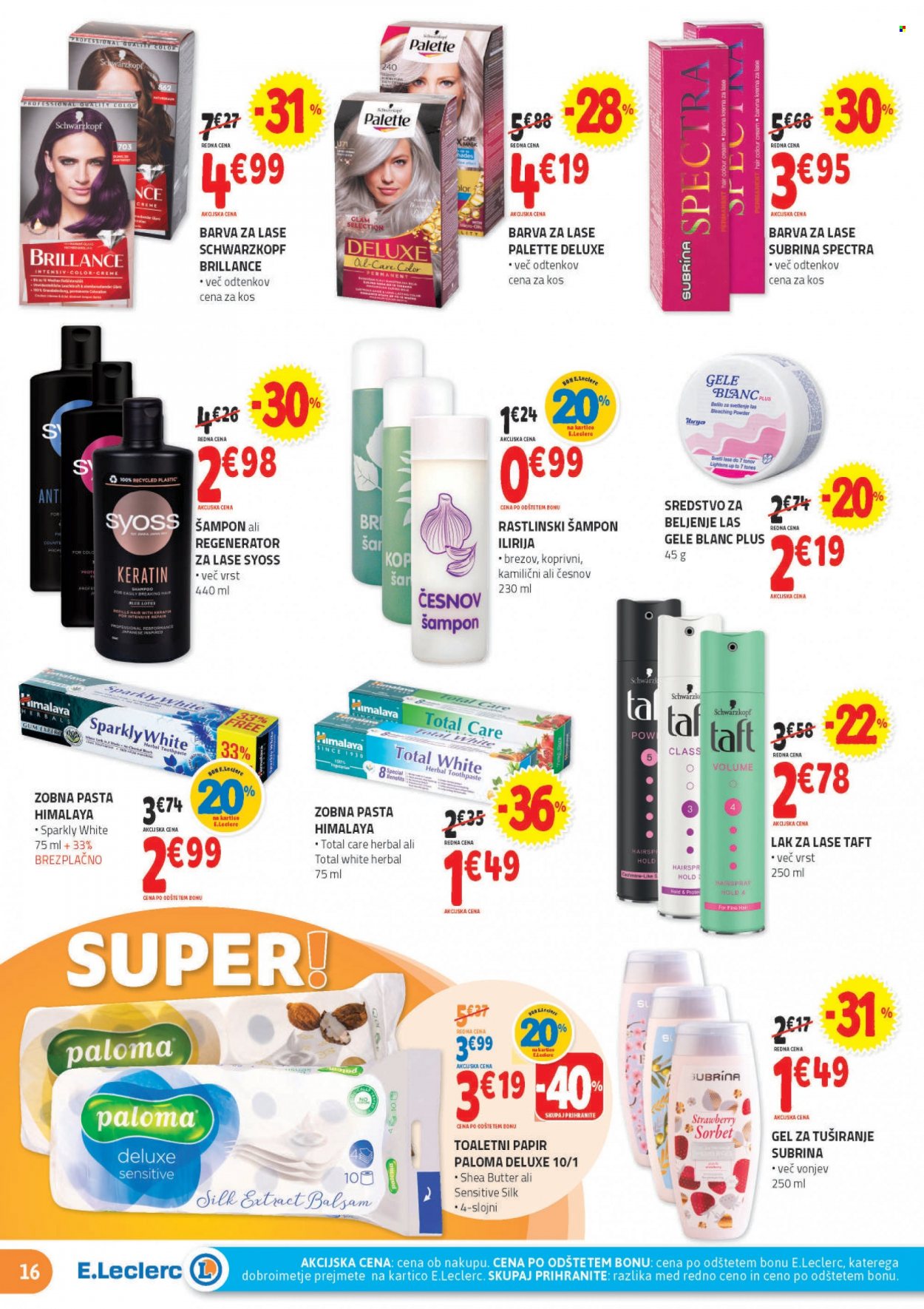 E.Leclerc katalog - 26.4.2022 - 7.5.2022. Stran 16
