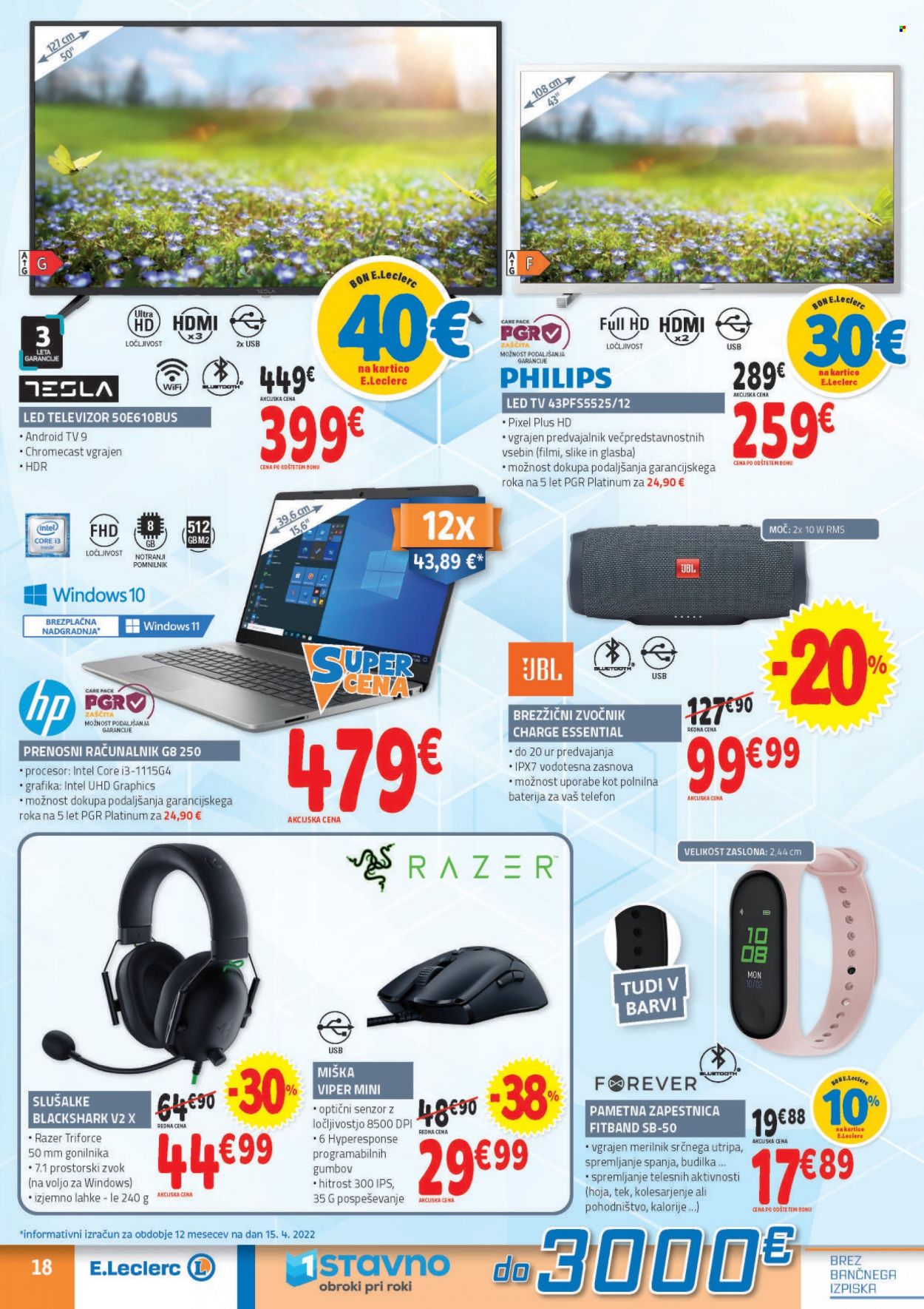 E.Leclerc katalog - 26.4.2022 - 7.5.2022. Stran 18