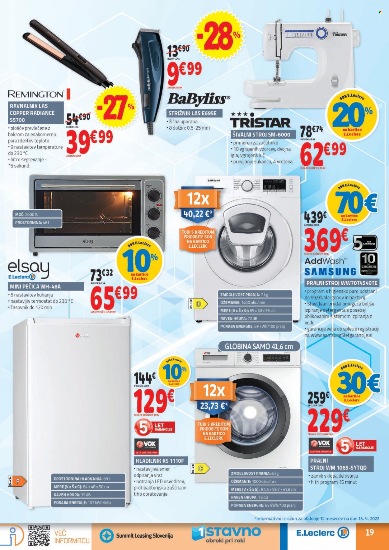 E.Leclerc katalog - 26.4.2022 - 7.5.2022. Stran 19