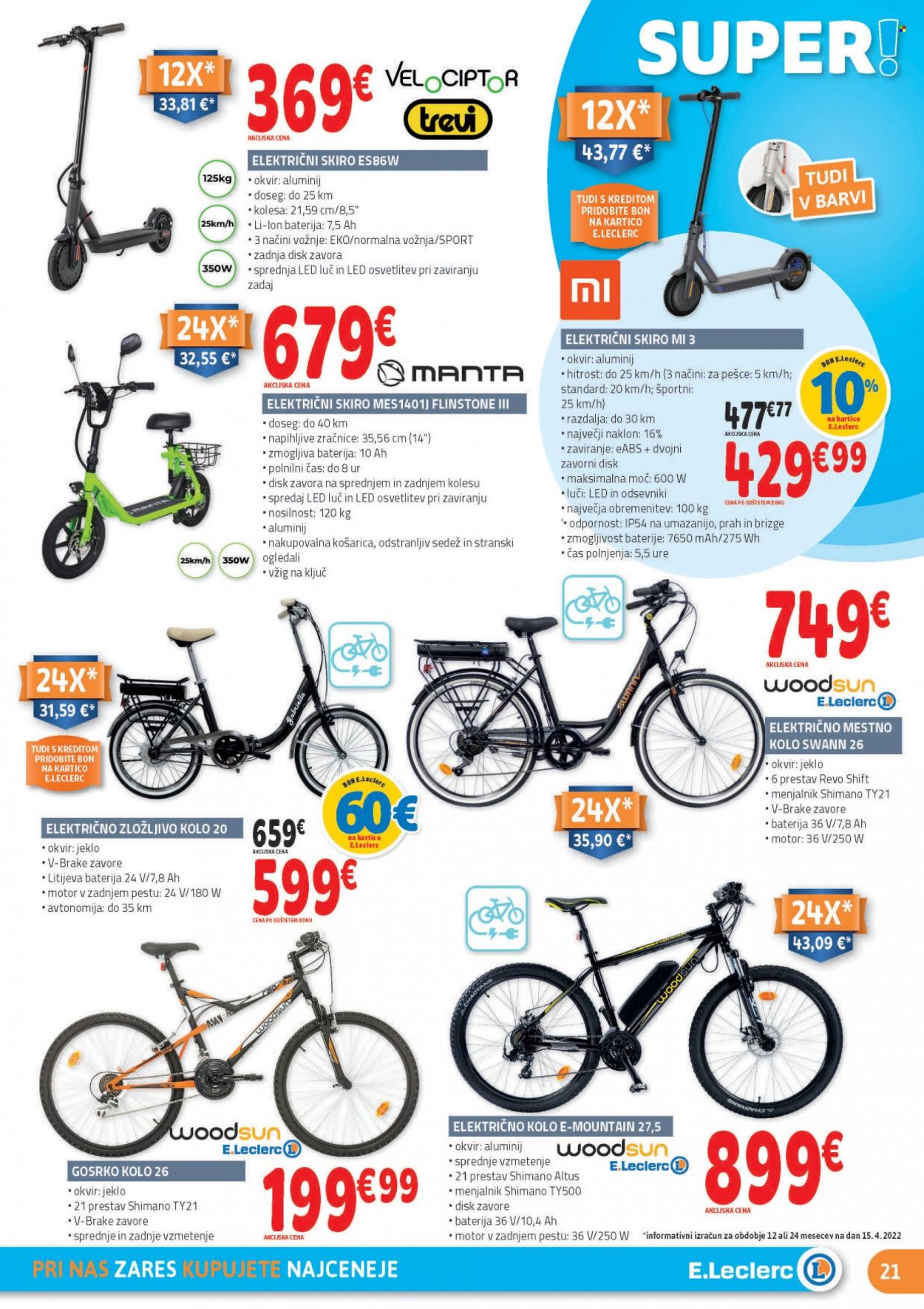 E.Leclerc katalog - 26.4.2022 - 7.5.2022. Stran 21