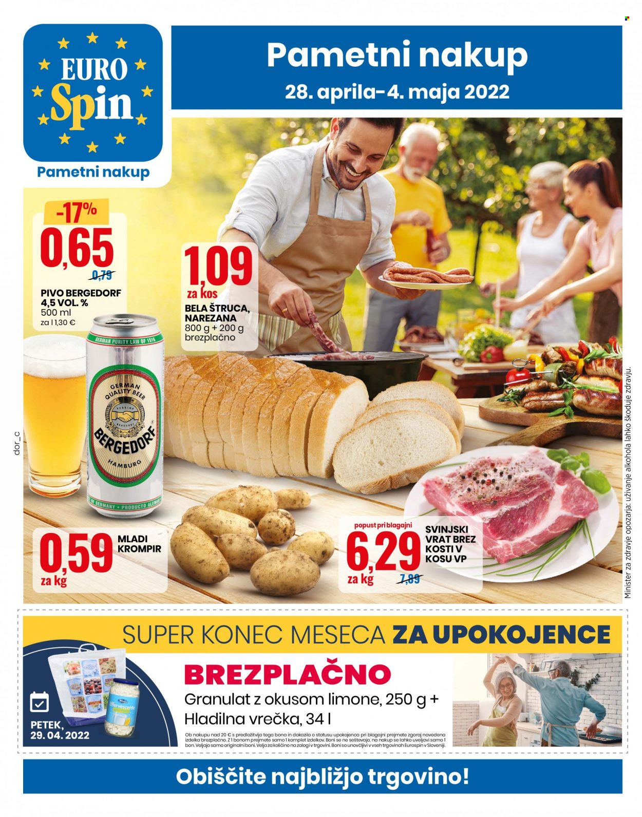 EuroSpin katalog - 28.4.2022 - 4.5.2022. Stran 1