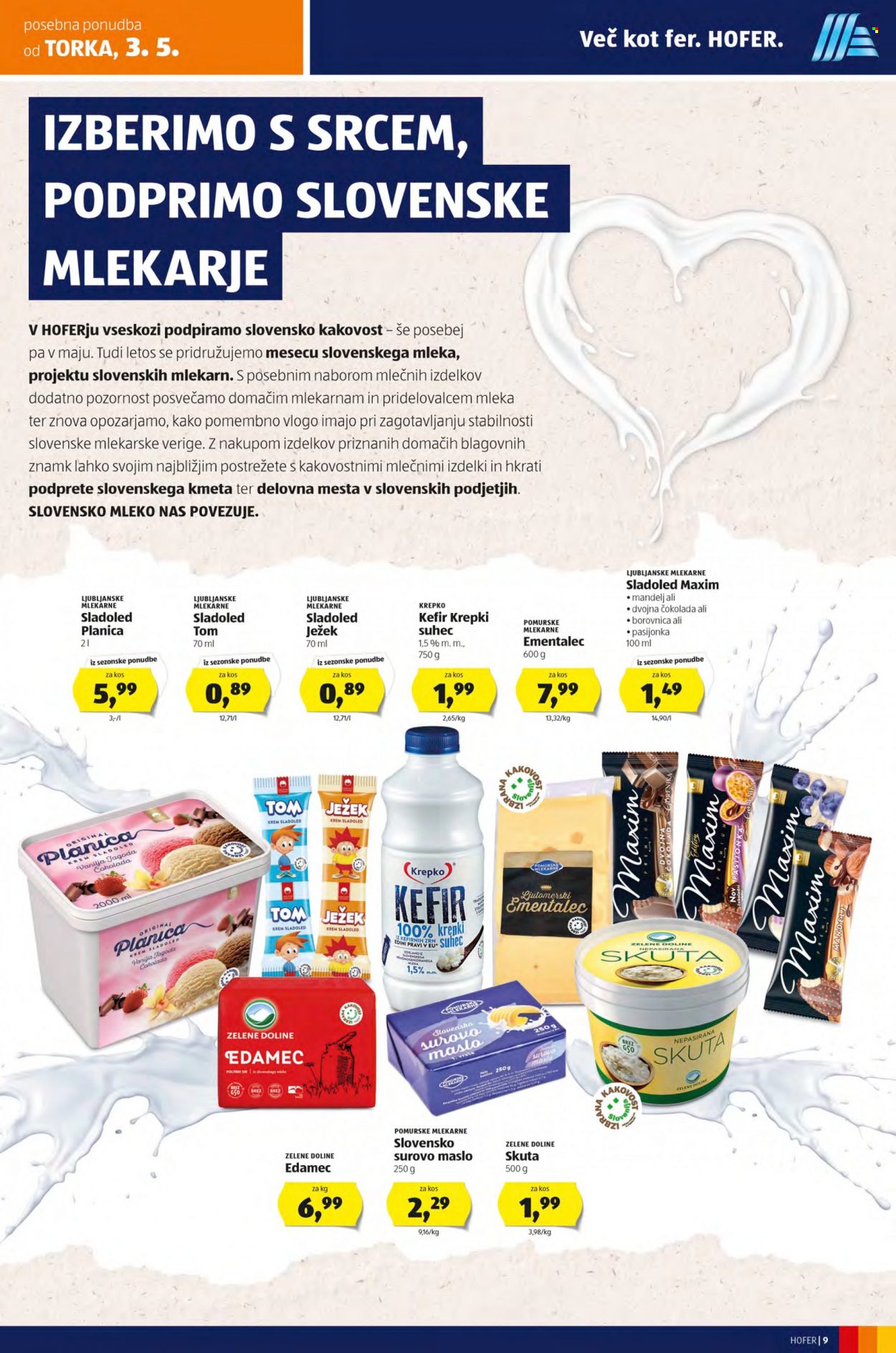 Hofer katalog - 29.4.2022 - 7.5.2022. Stran 9
