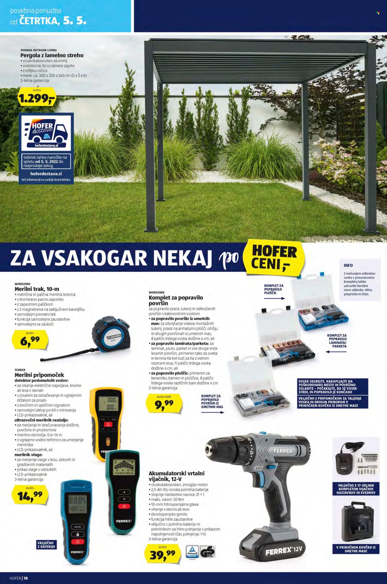 Hofer katalog - 29.4.2022 - 7.5.2022. Stran 18
