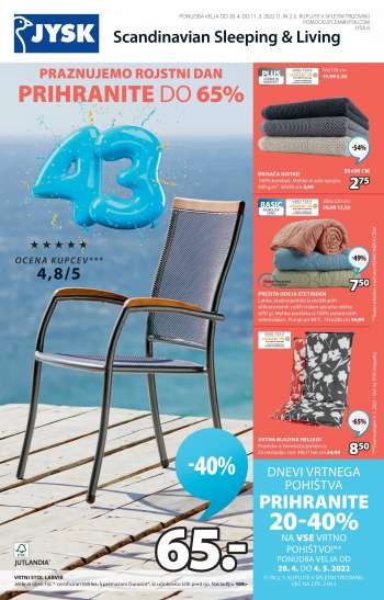 JYSK katalog - 28.04.2022 - 11.05.2022.