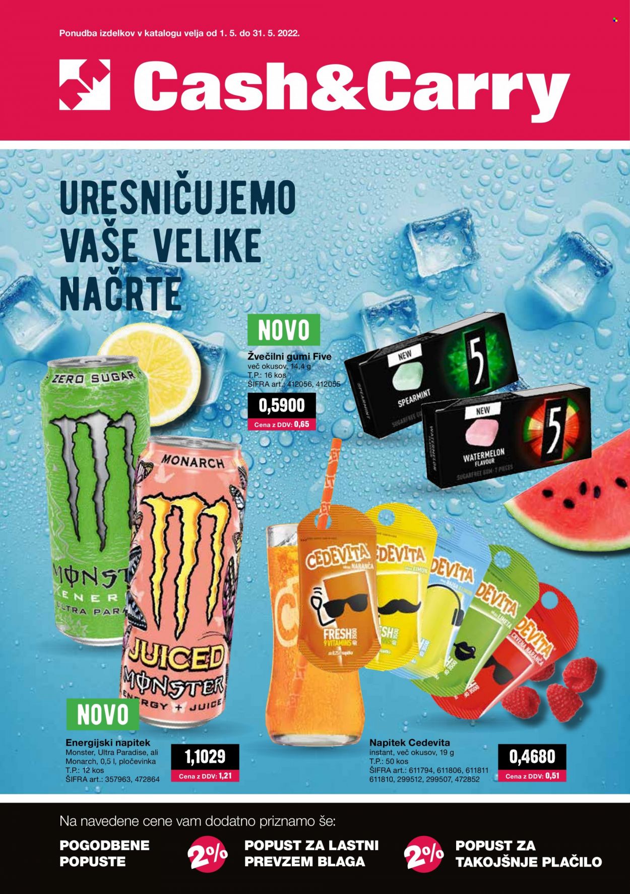 Mercator Cash & Carry katalog - 1.5.2022 - 31.5.2022. Stran 1