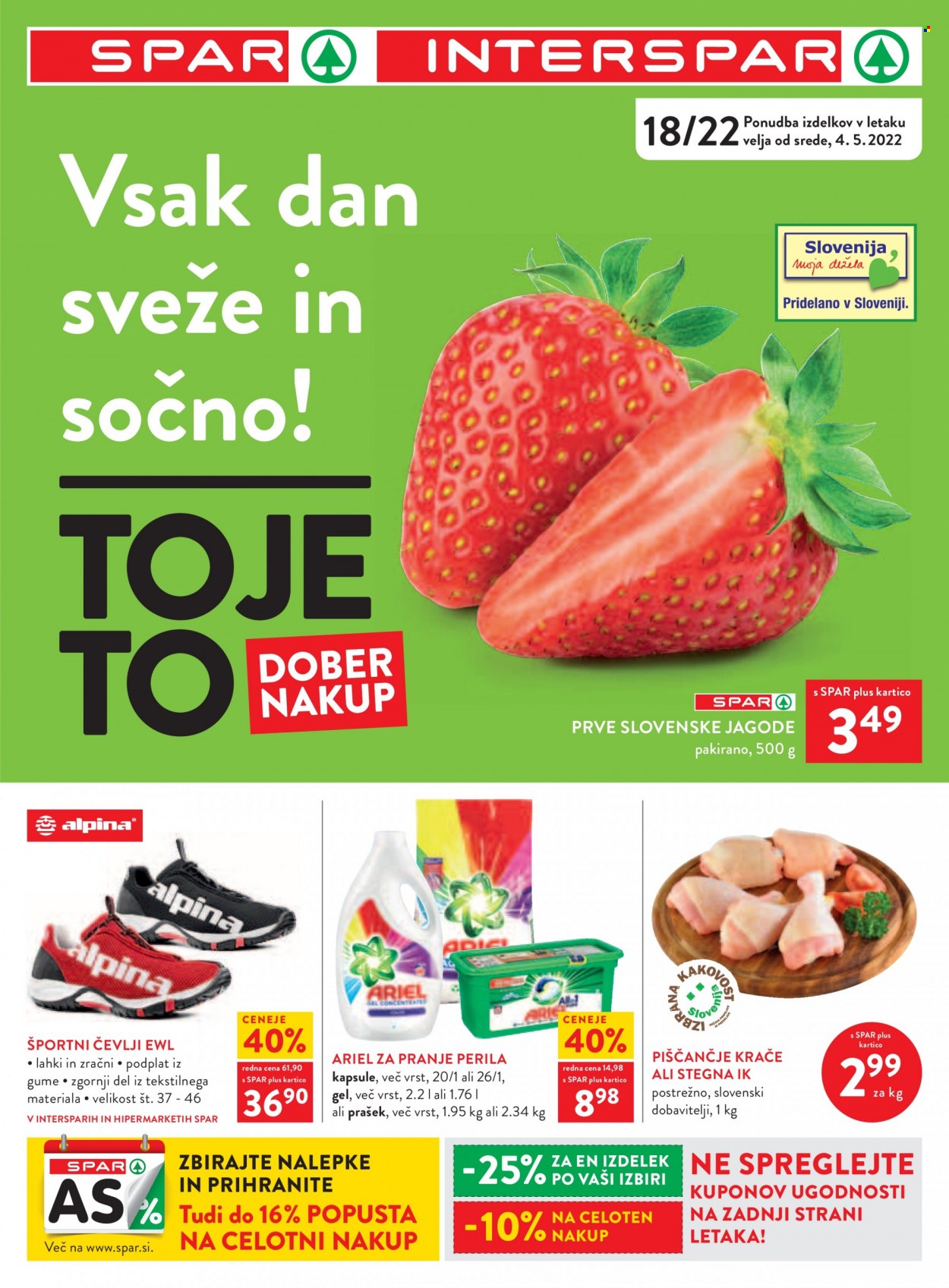SPAR katalog - 4.5.2022 - 17.5.2022. Stran 1