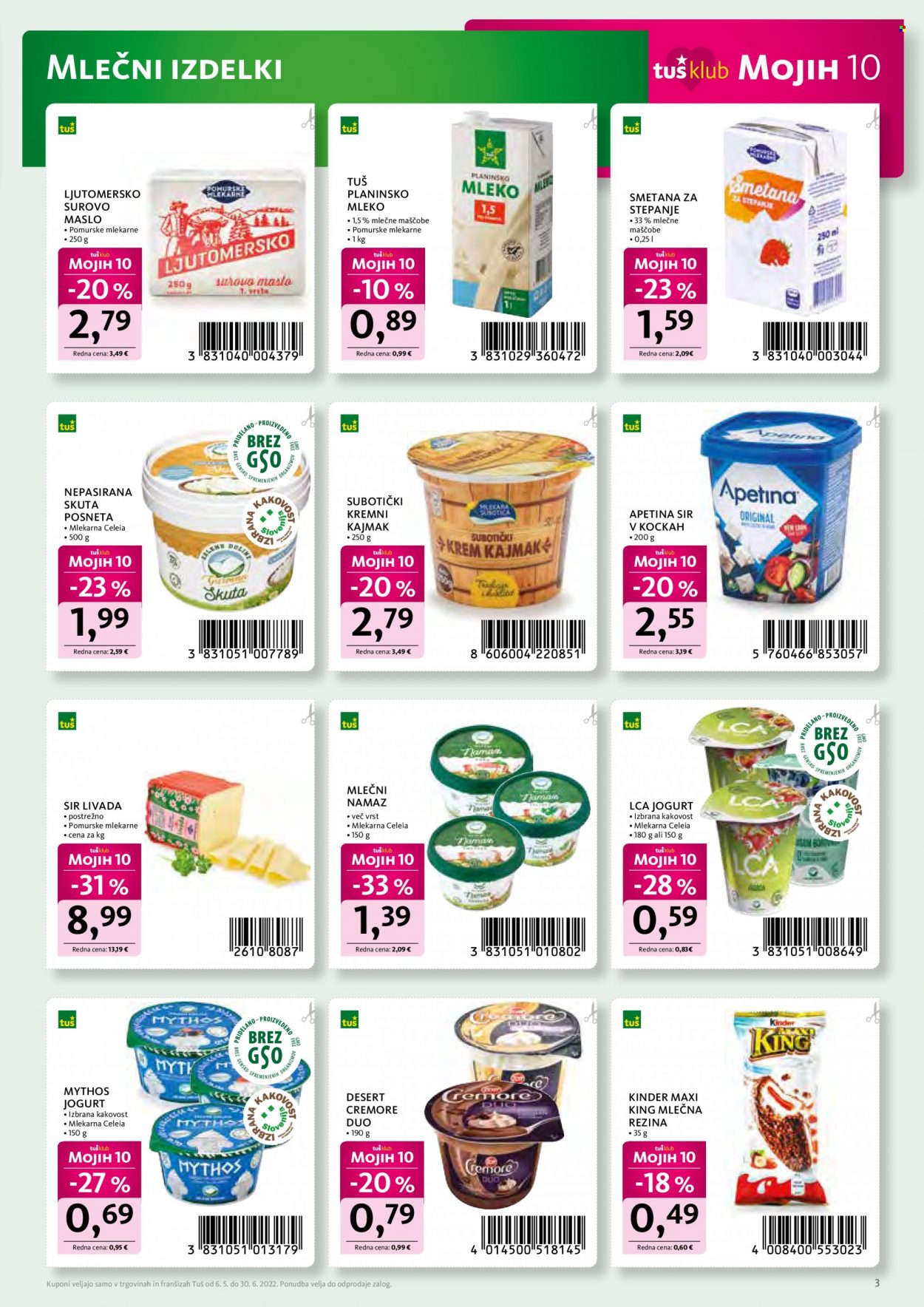Tuš katalog - 6.5.2022 - 30.6.2022. Stran 3