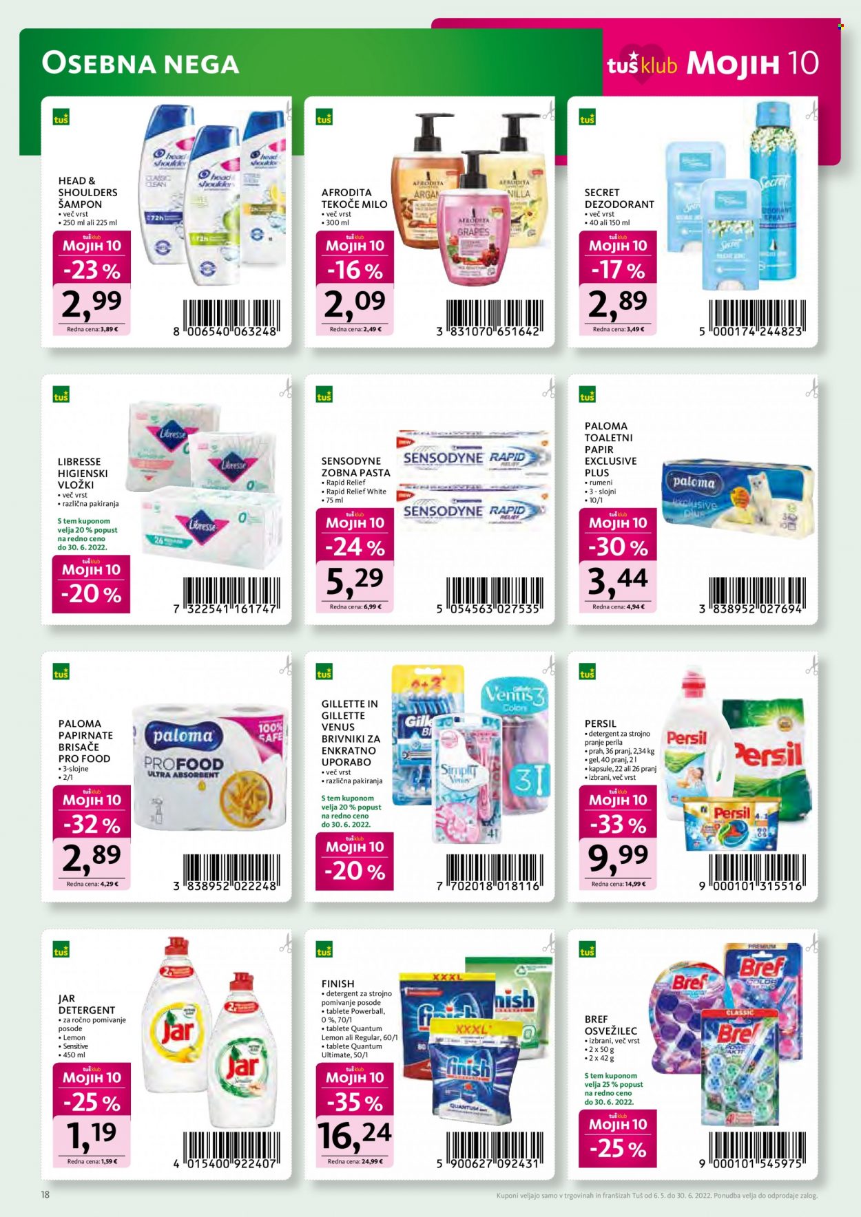 Tuš katalog - 6.5.2022 - 30.6.2022. Stran 18