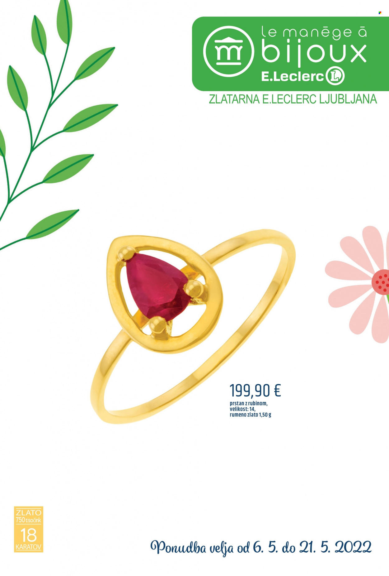 E.Leclerc katalog - 6.5.2022 - 21.5.2022. Stran 1