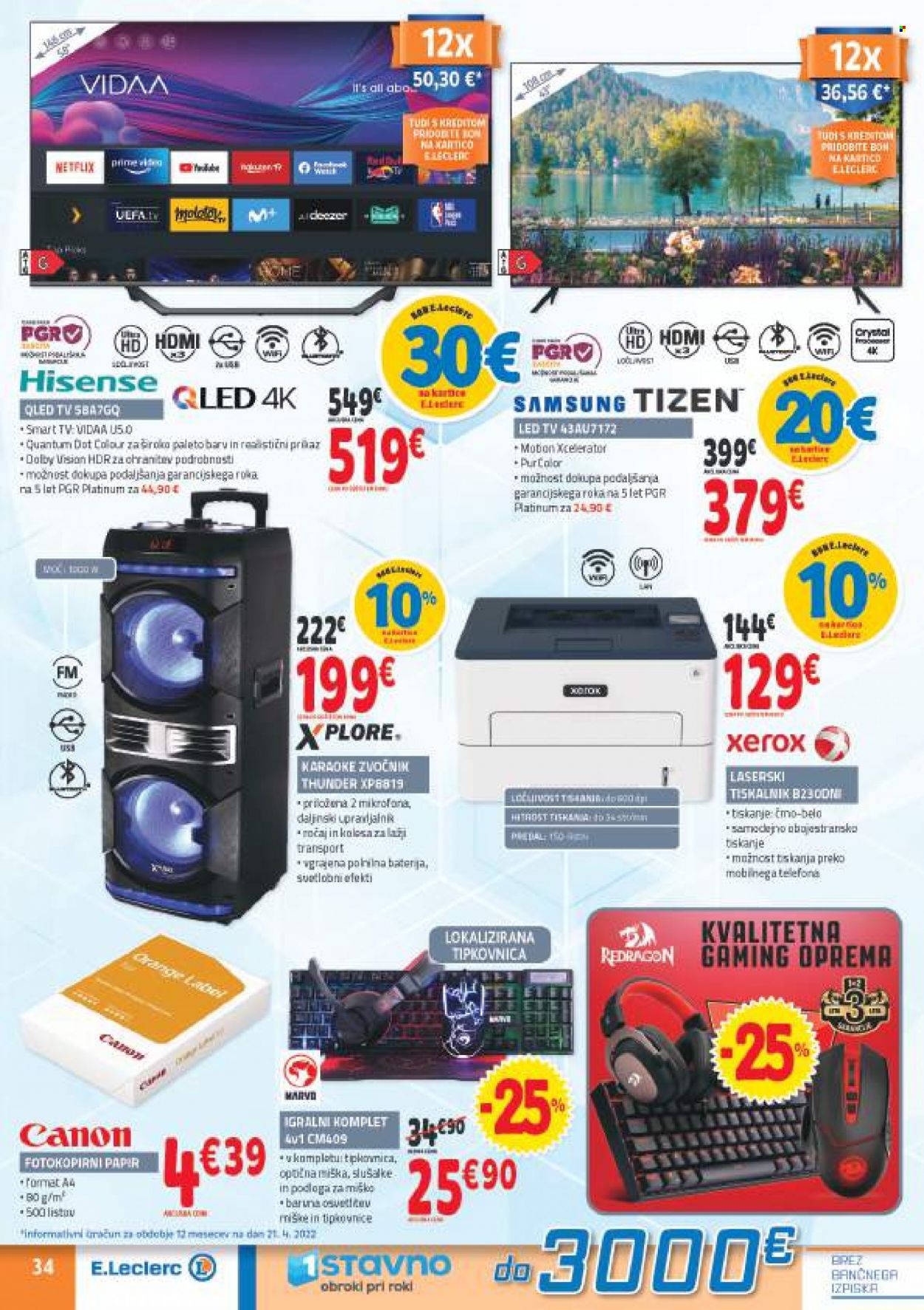 E.Leclerc katalog - 4.5.2022 - 14.5.2022. Stran 34