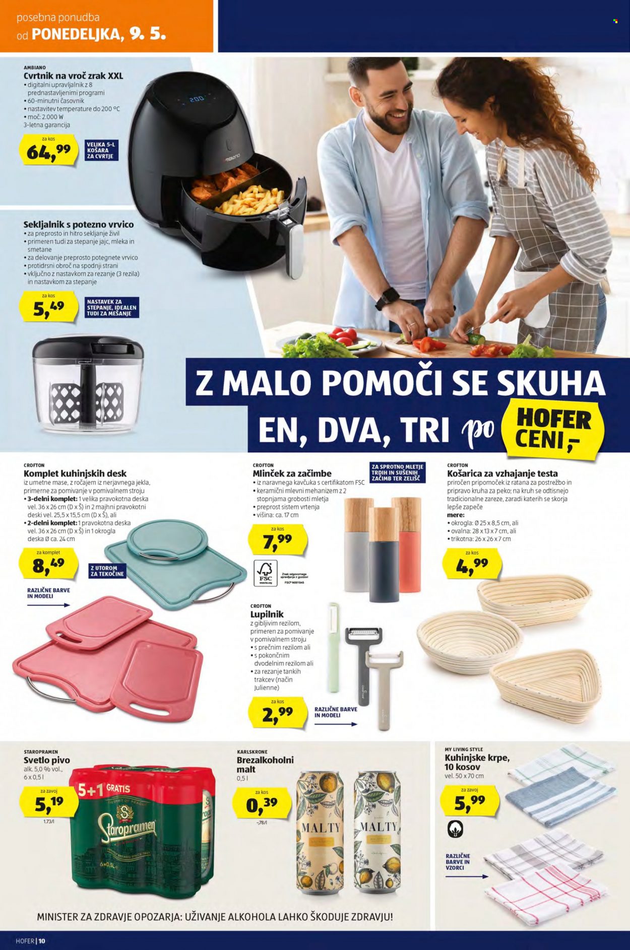 Hofer katalog - 6.5.2022 - 14.5.2022. Stran 10