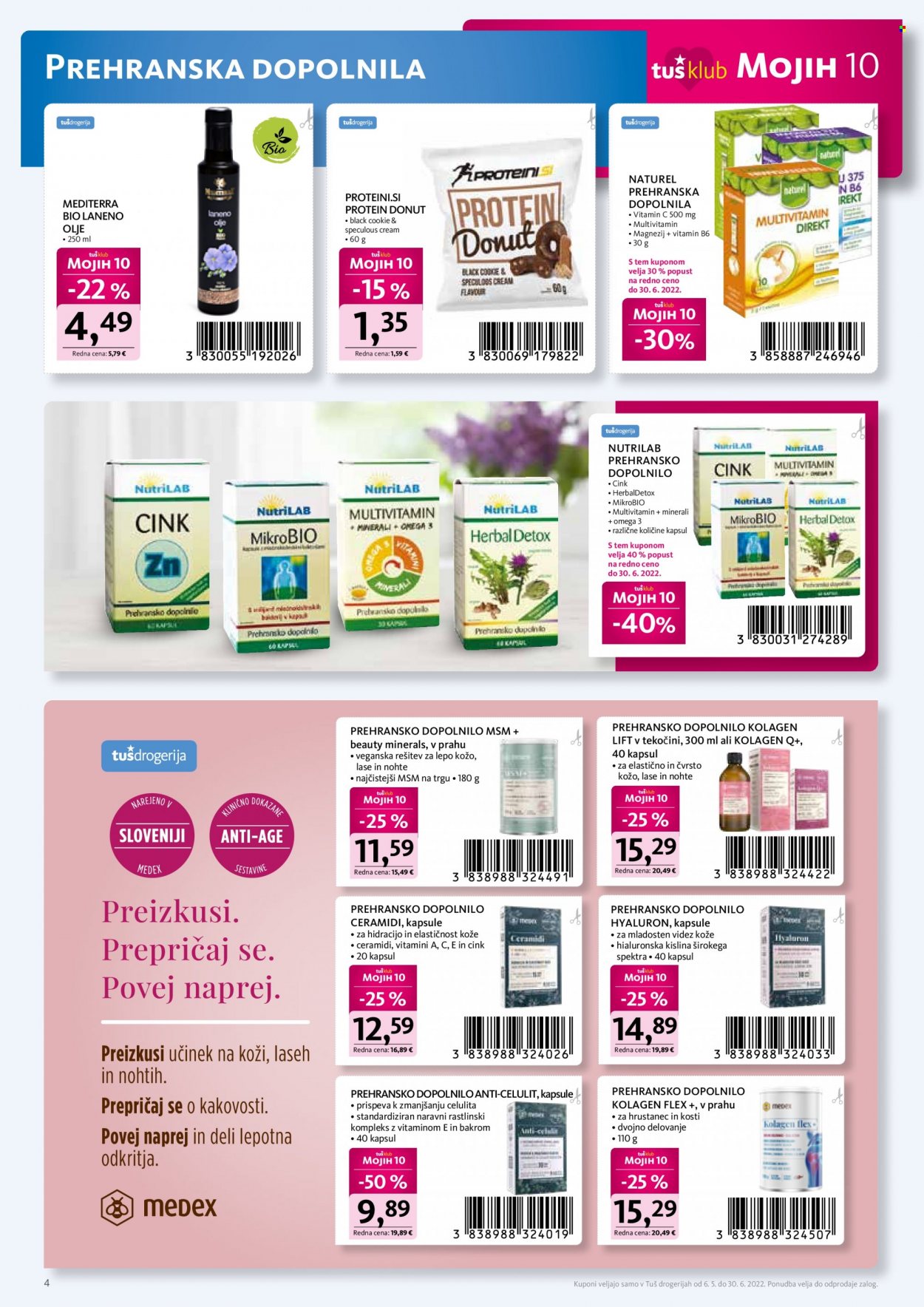 Tuš Drogeria katalog - 6.5.2022 - 30.6.2022. Stran 4