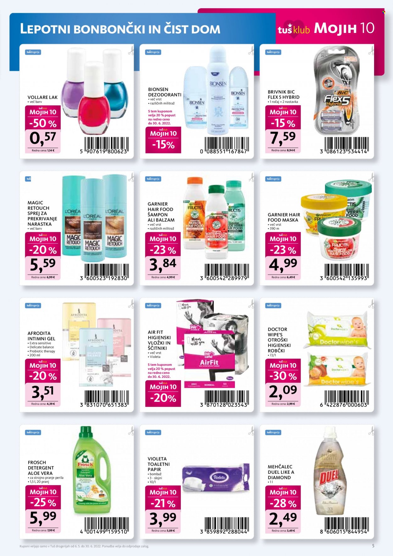Tuš Drogeria katalog - 6.5.2022 - 30.6.2022. Stran 5