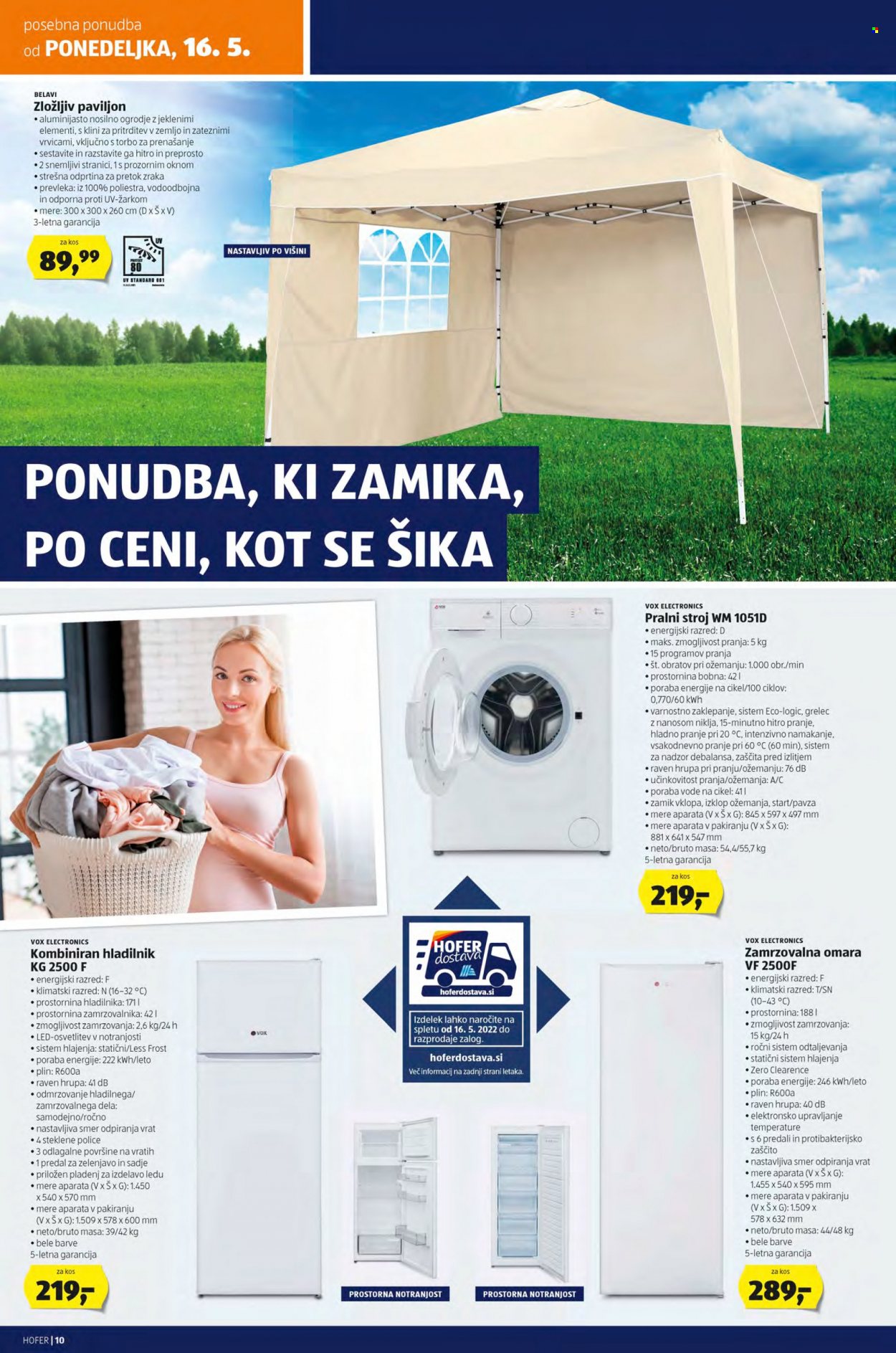 Hofer katalog - 13.5.2022 - 21.5.2022. Stran 10
