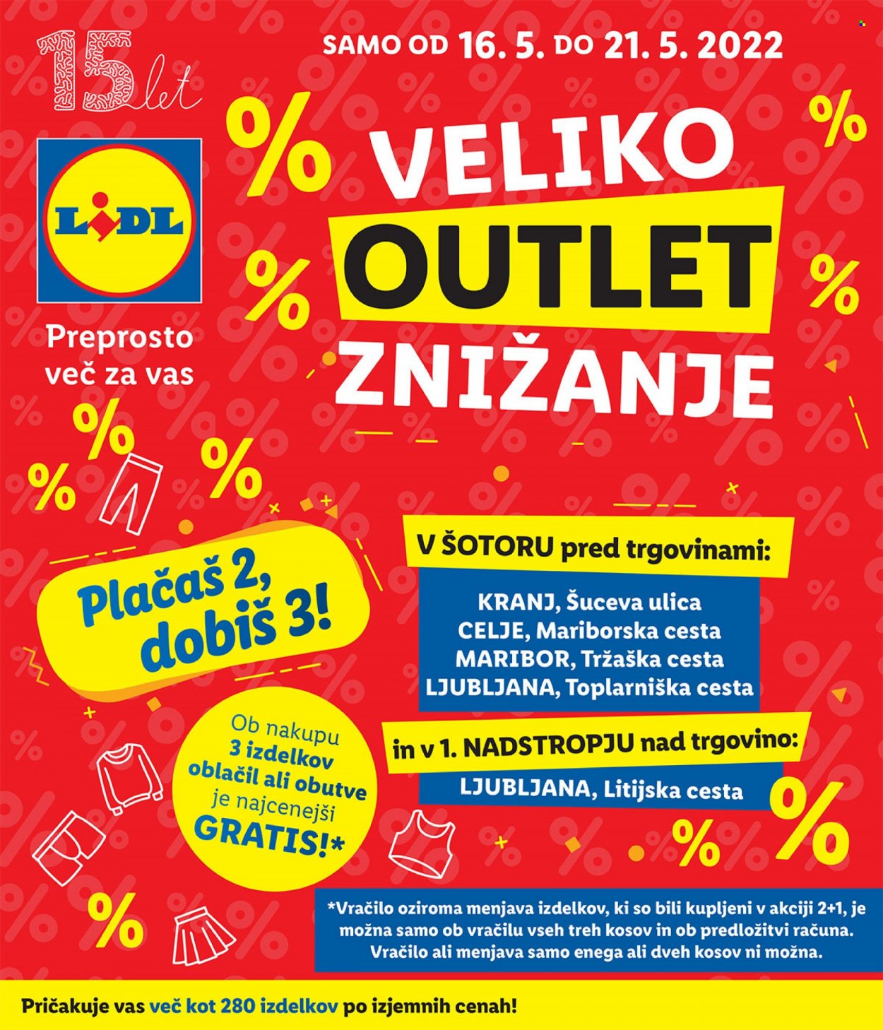 Lidl katalog - 16.5.2022 - 21.5.2022. Stran 1