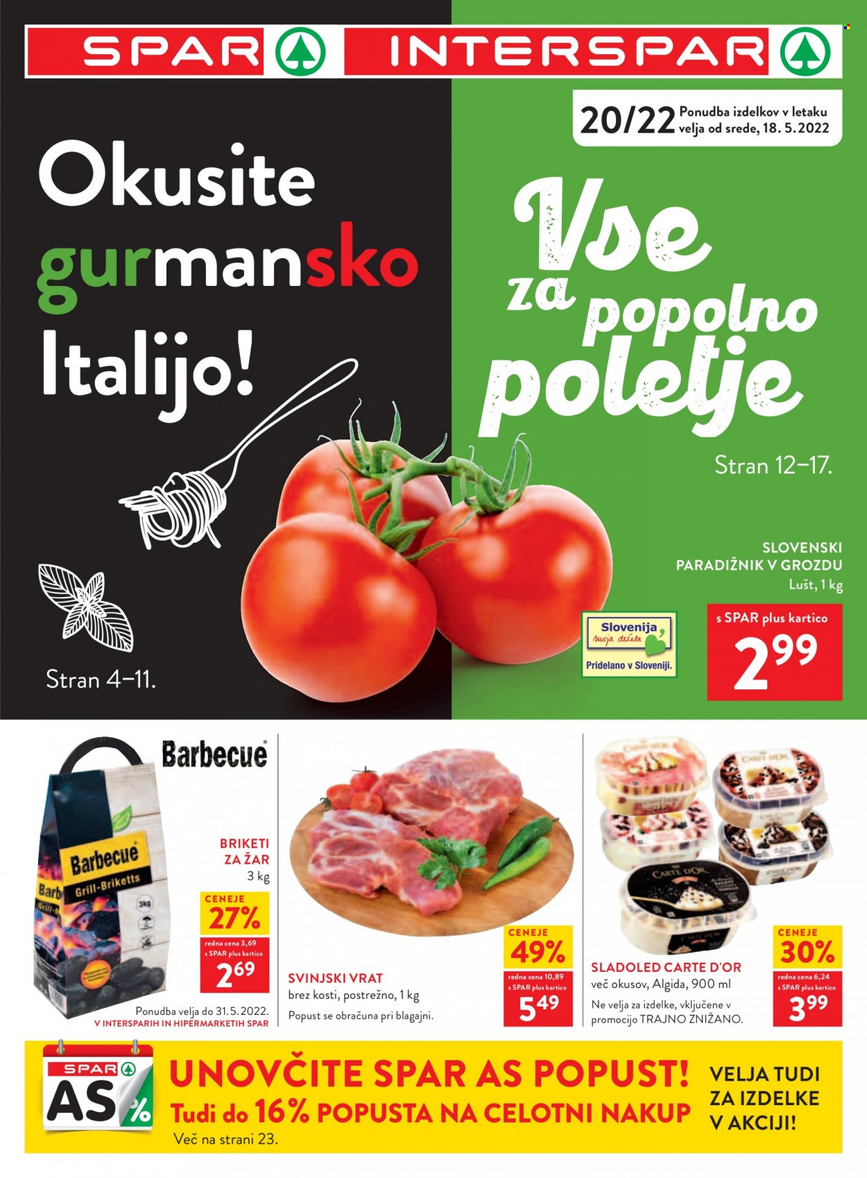 SPAR katalog - 18.5.2022 - 24.5.2022. Stran 1