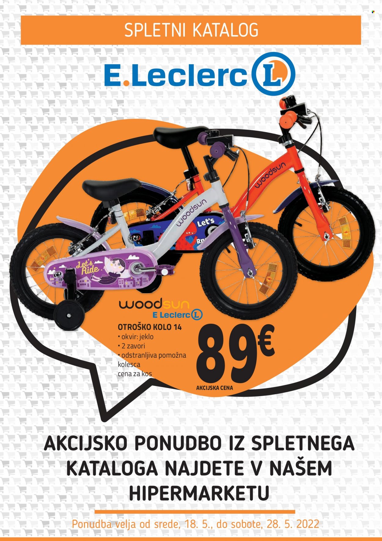 E.Leclerc katalog - 18.5.2022 - 28.5.2022. Stran 1