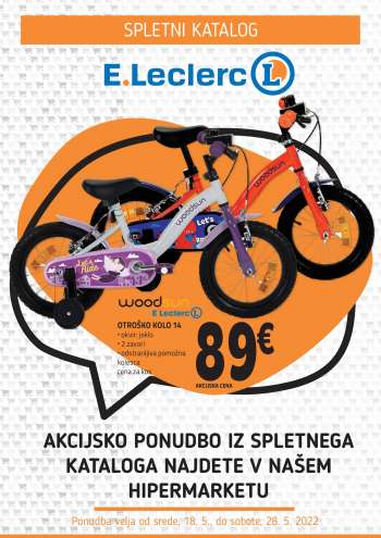 E.Leclerc katalog - 18.05.2022 - 28.05.2022.